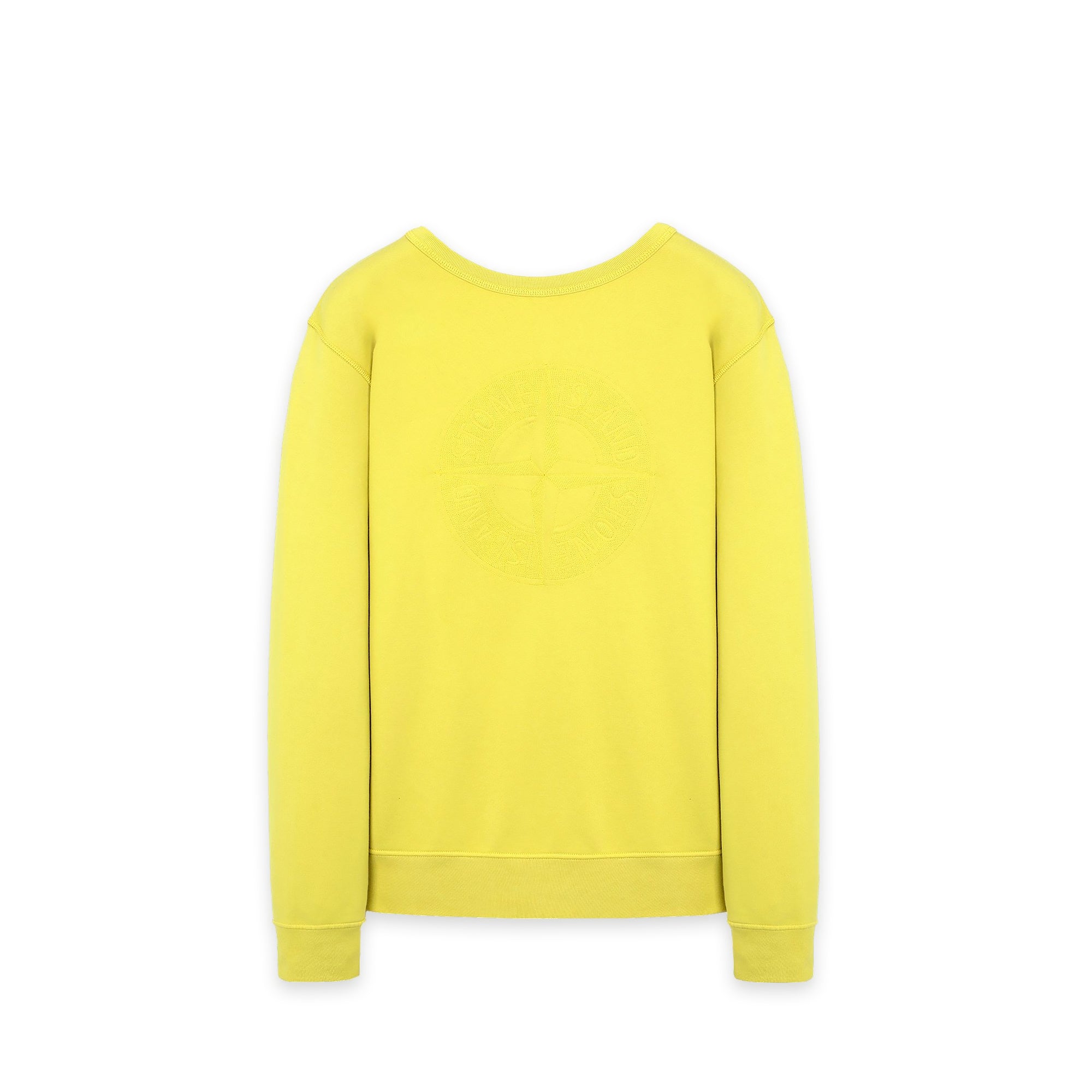 Stone Island Mens Raised Logo Crewneck Sweatshirt