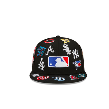 New Era All-Over Logos 59Fifty MLB Fitted Hat