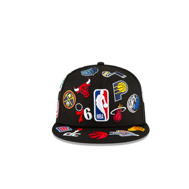 New Era All-Over Logos 59Fifty NBA Fitted Hat