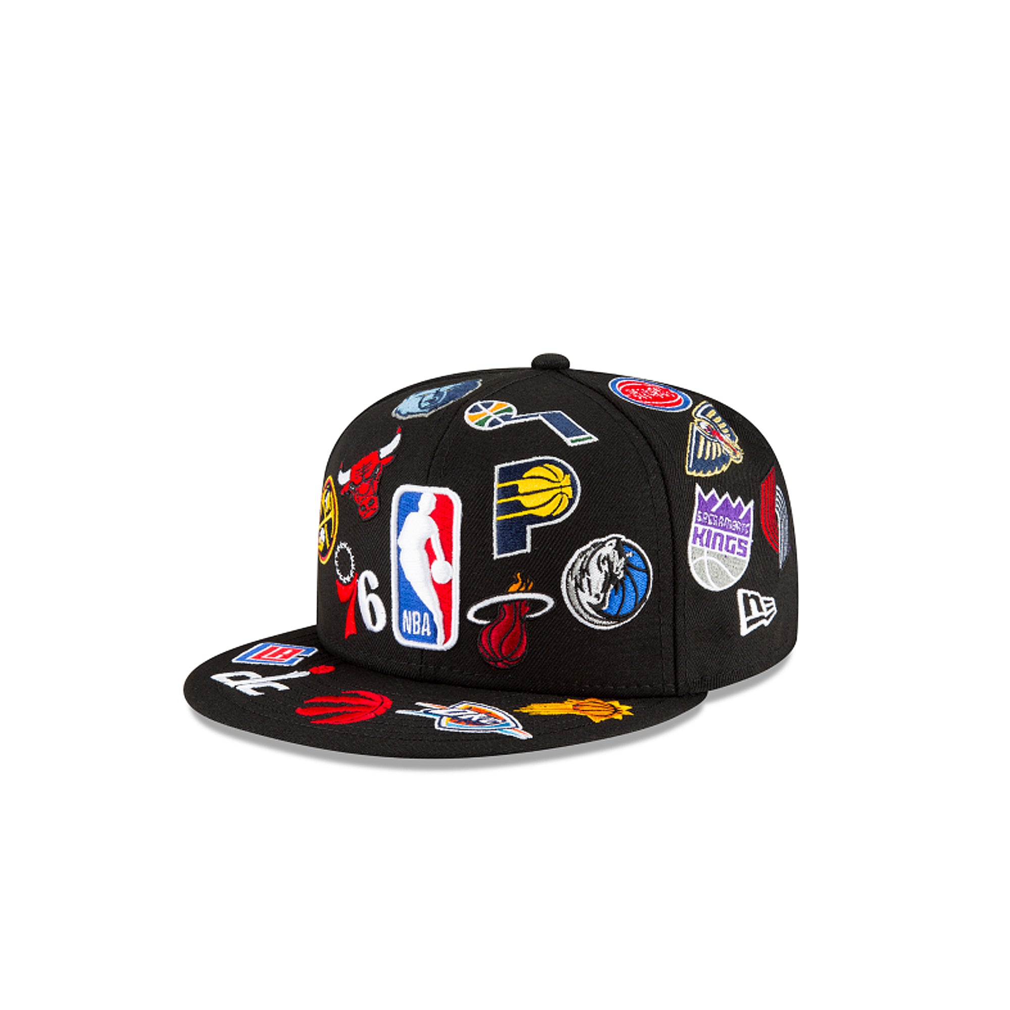 New Era All-Over Logos 59Fifty NBA Fitted Hat – Extra Butter