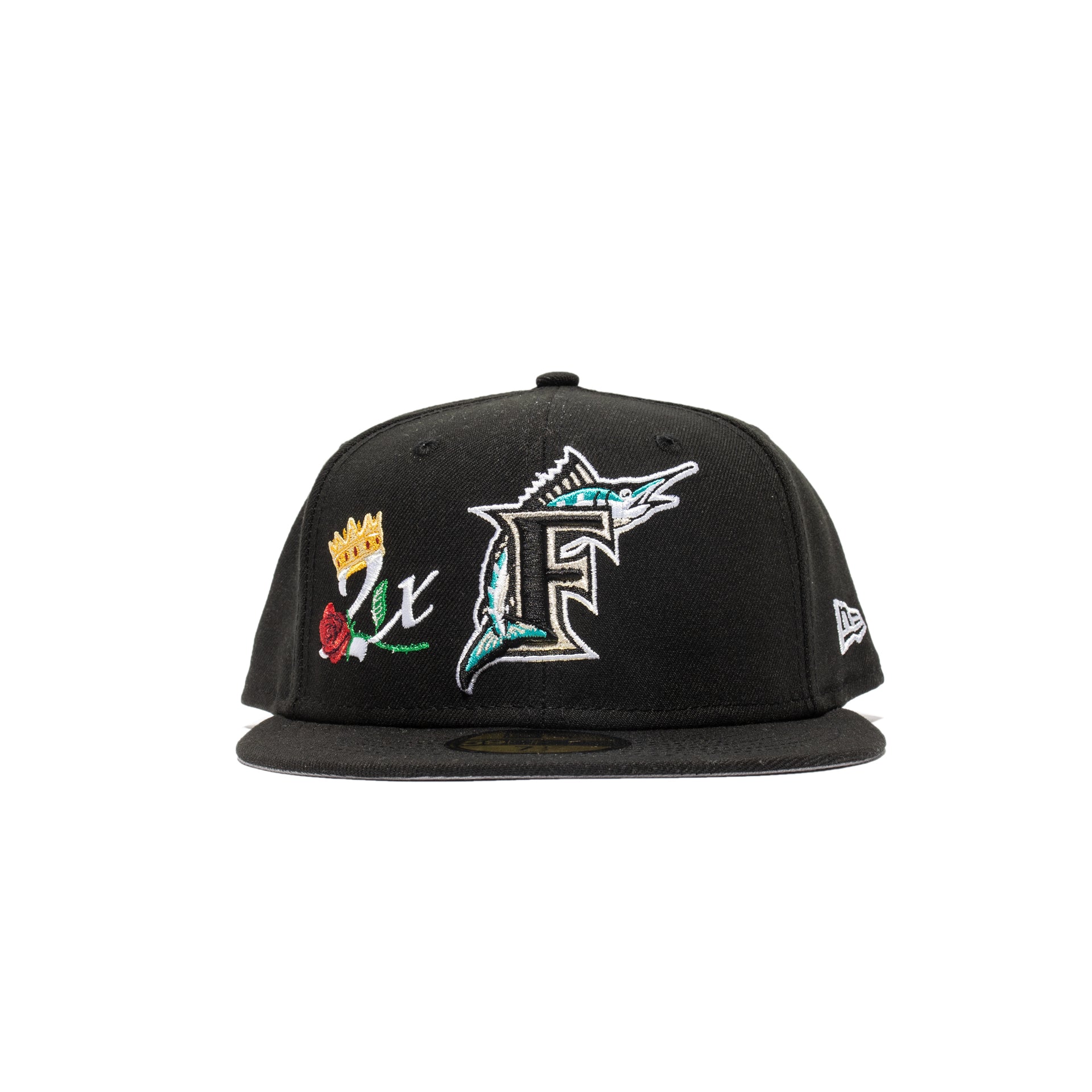 Florida Marlins 1997 World Series Patch New Era 59Fifty Fitted Hat (Black  Gray Under brim)