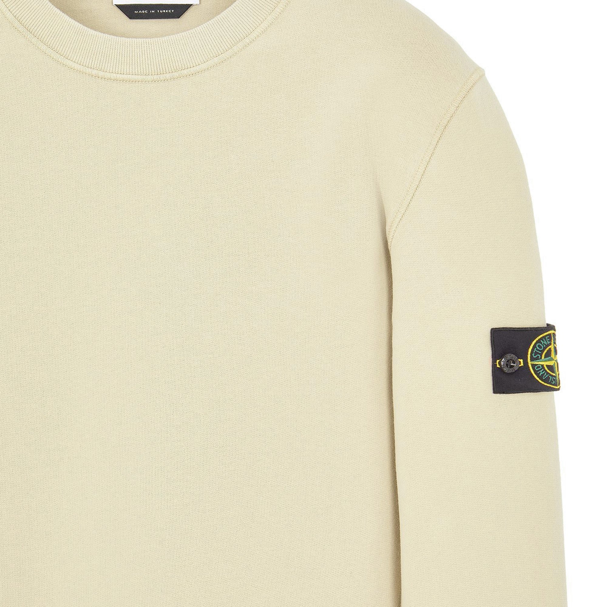 Stone Island Mens Crewneck Ecru