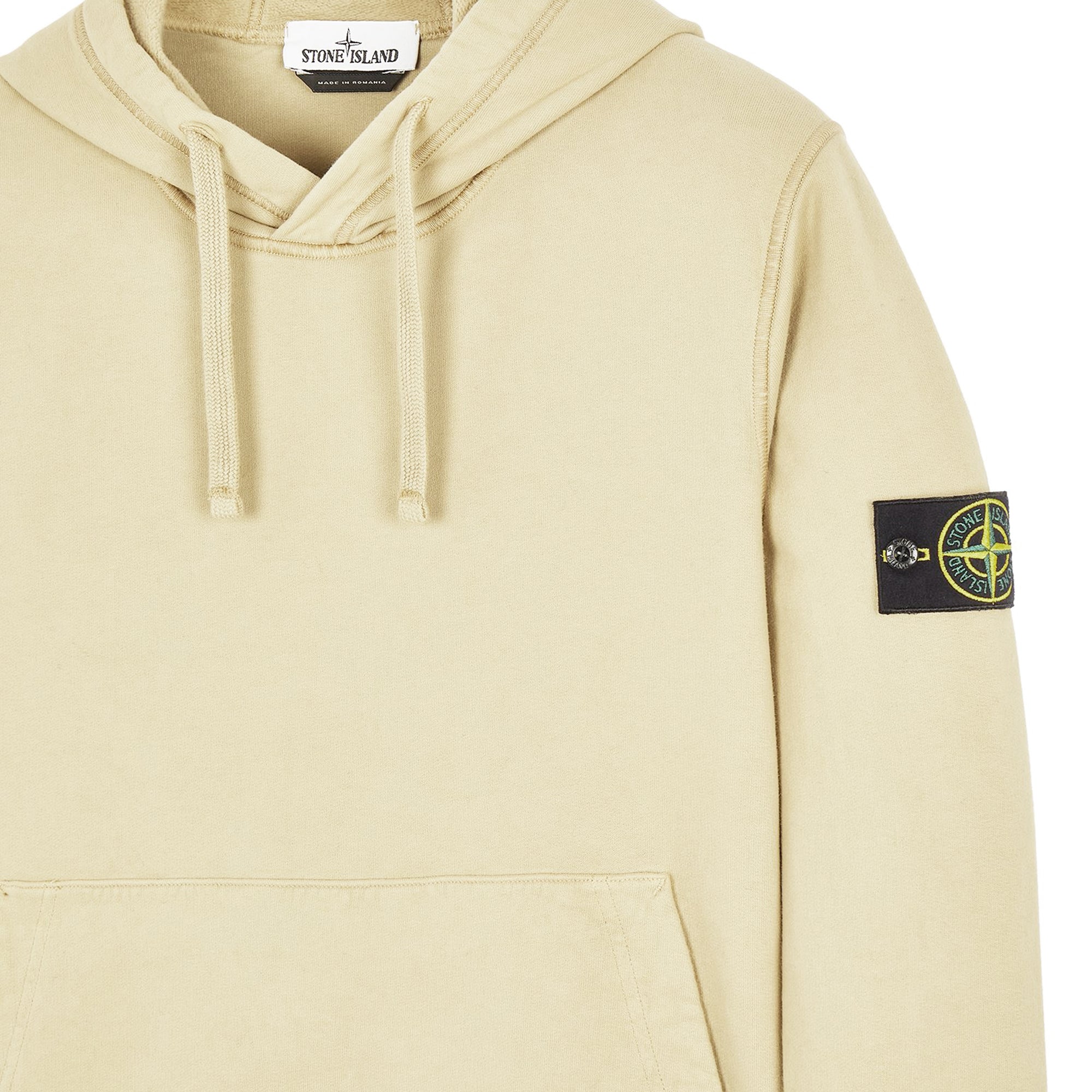 Stone Island Mens Hoodie Ecru