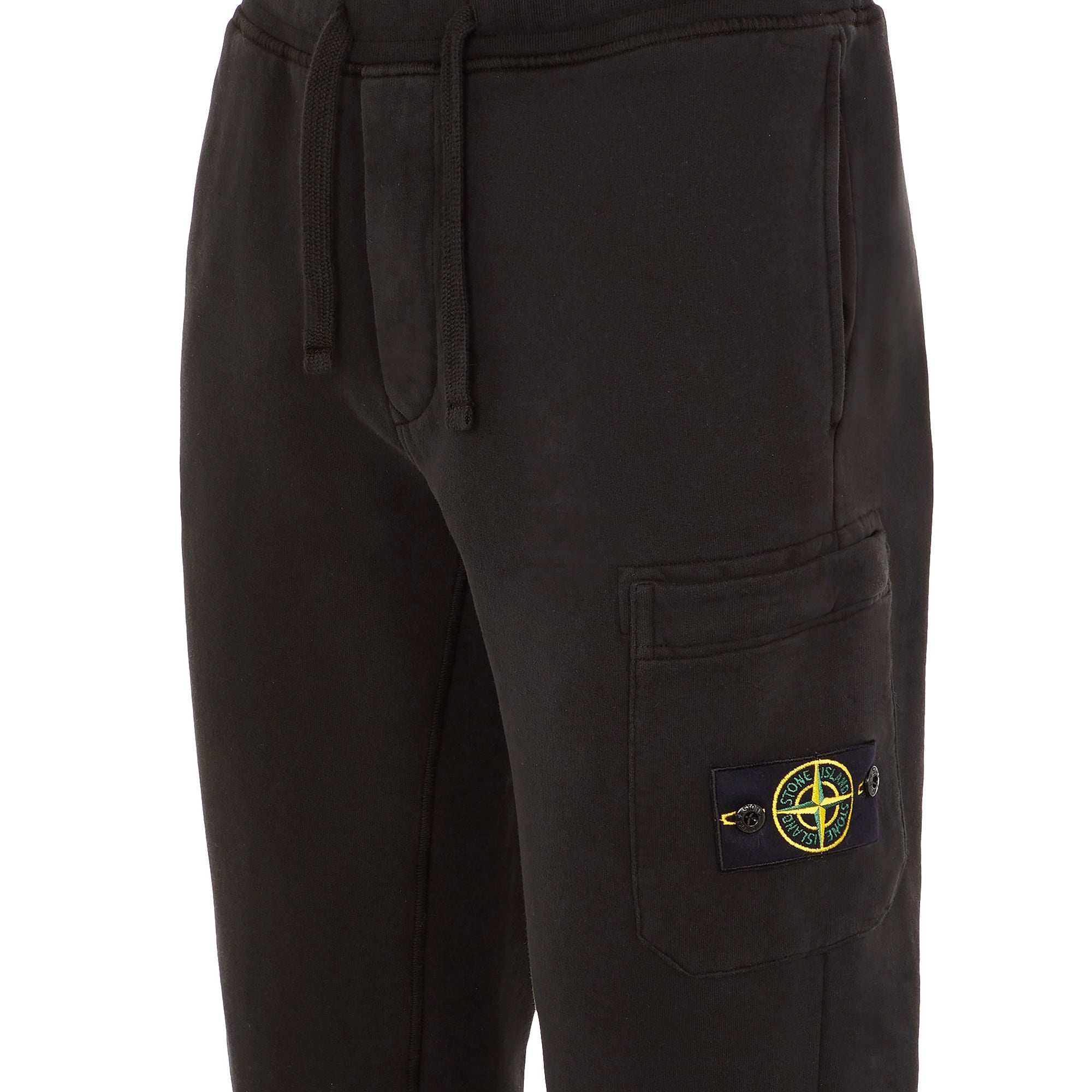 Stone Island Mens Slim Sweatpants Black