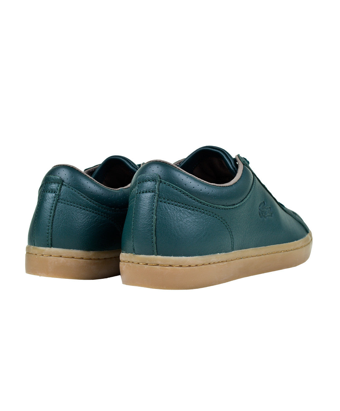 Lacoste: Straight Set 3 Leather (Dark Green)