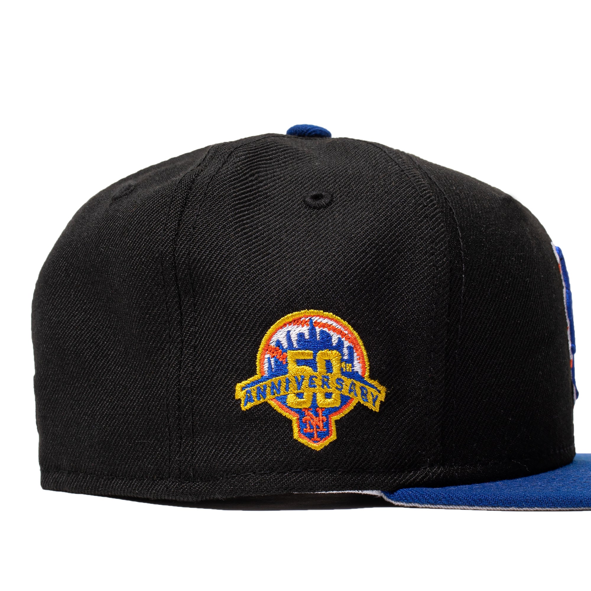 New Era Men NY Mets Black 50th Hat