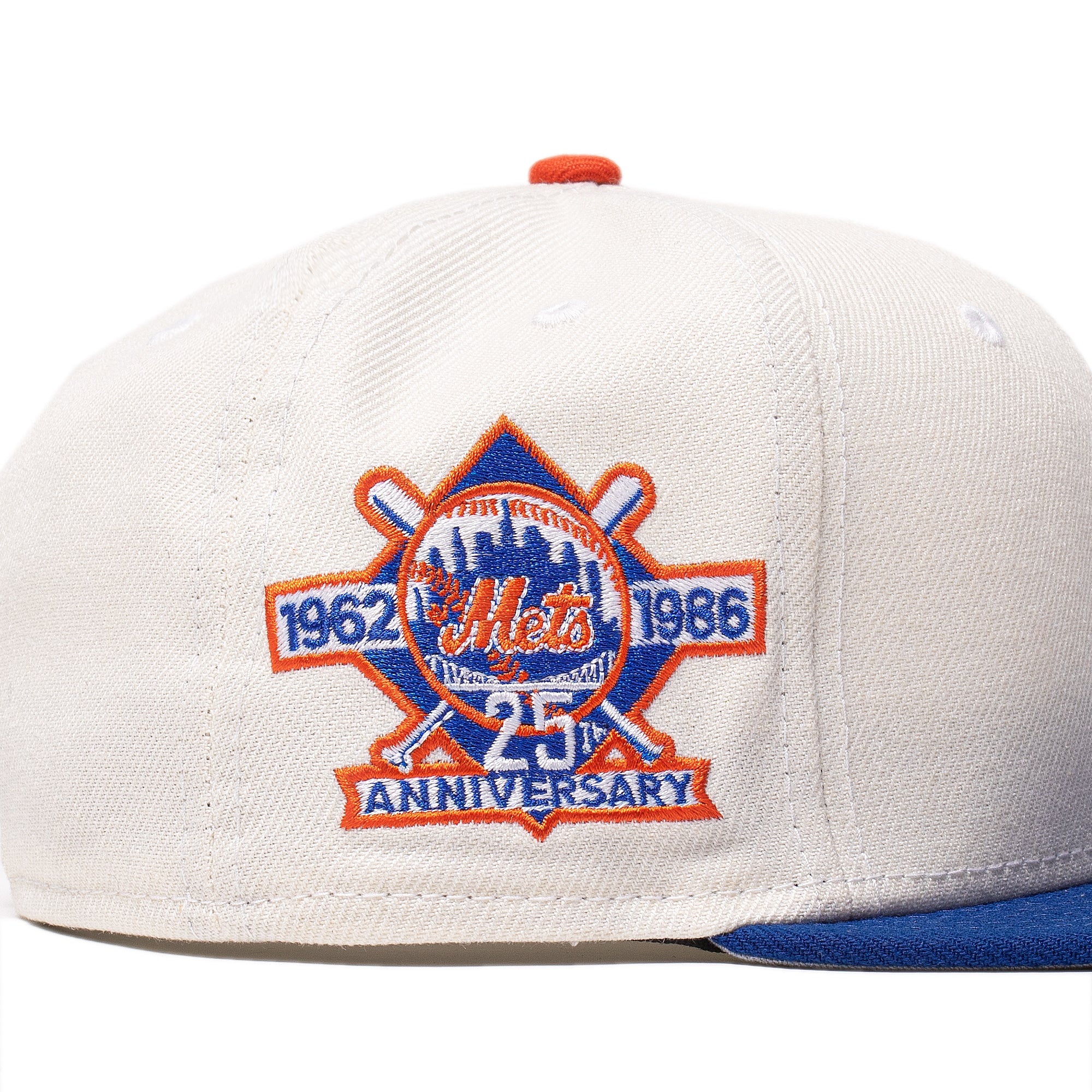 New Era Men NY Mets Chrome LT Royal 25th Anniversary Hat