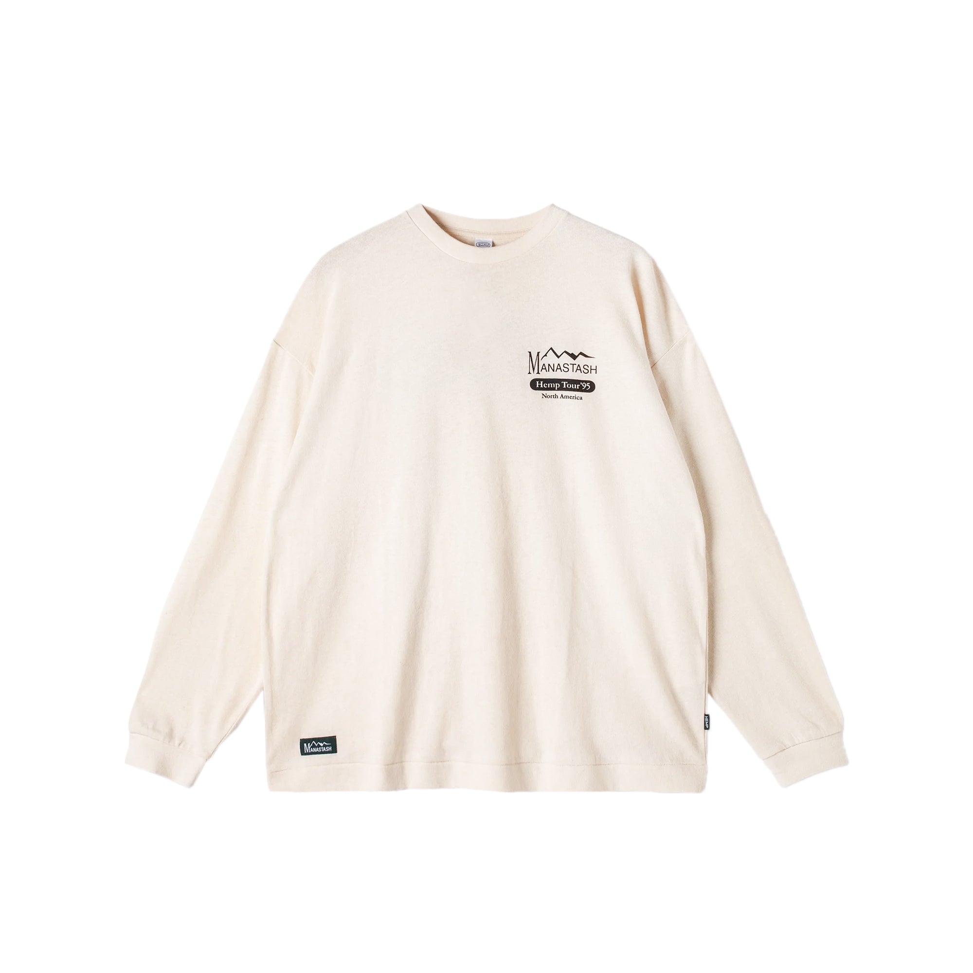 Manastash Mens Hemp LS Tee Hemp Tour (Natural)