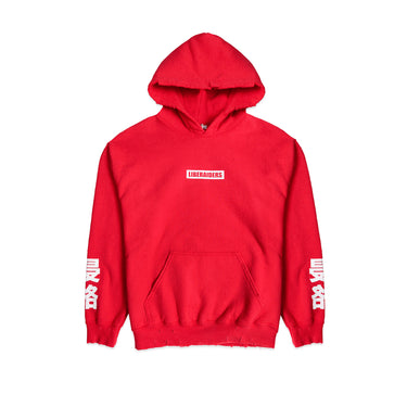 Liberaiders Logo Pullover Hoodie Red