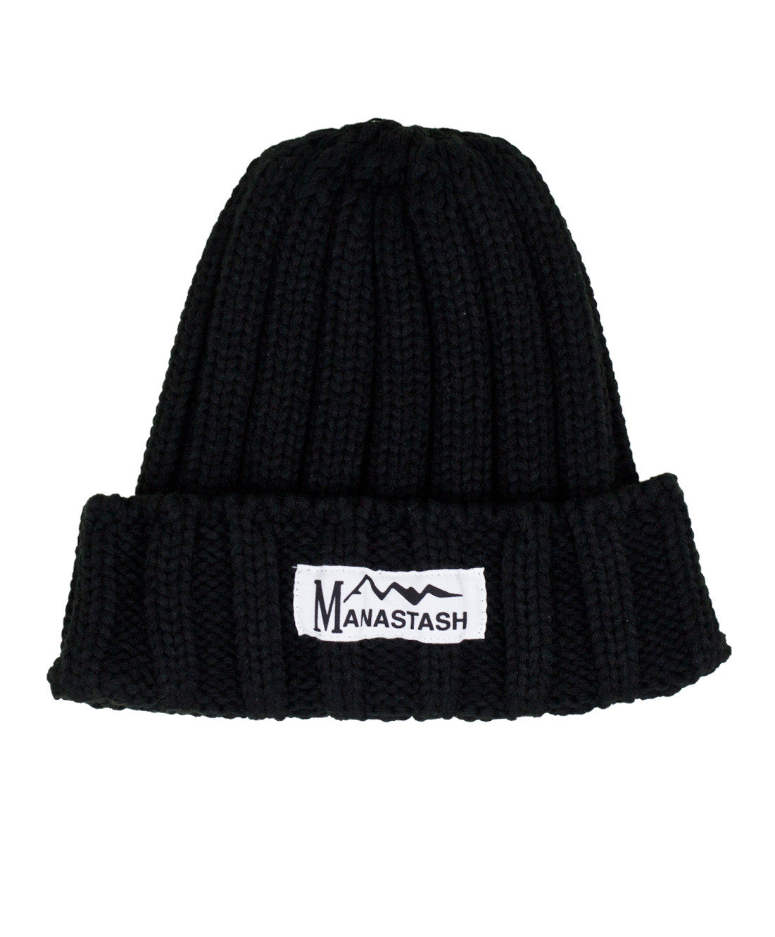 Manastash: Mix Cuff Beanie (Black)