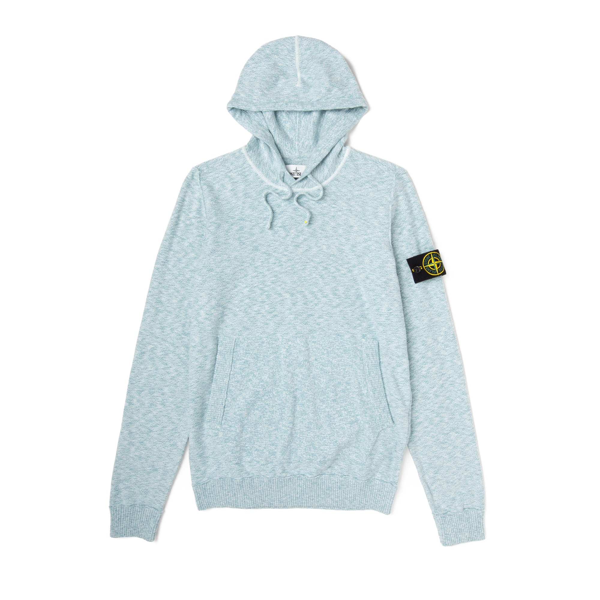 Stone Island Mens Popover Knit Hoodie