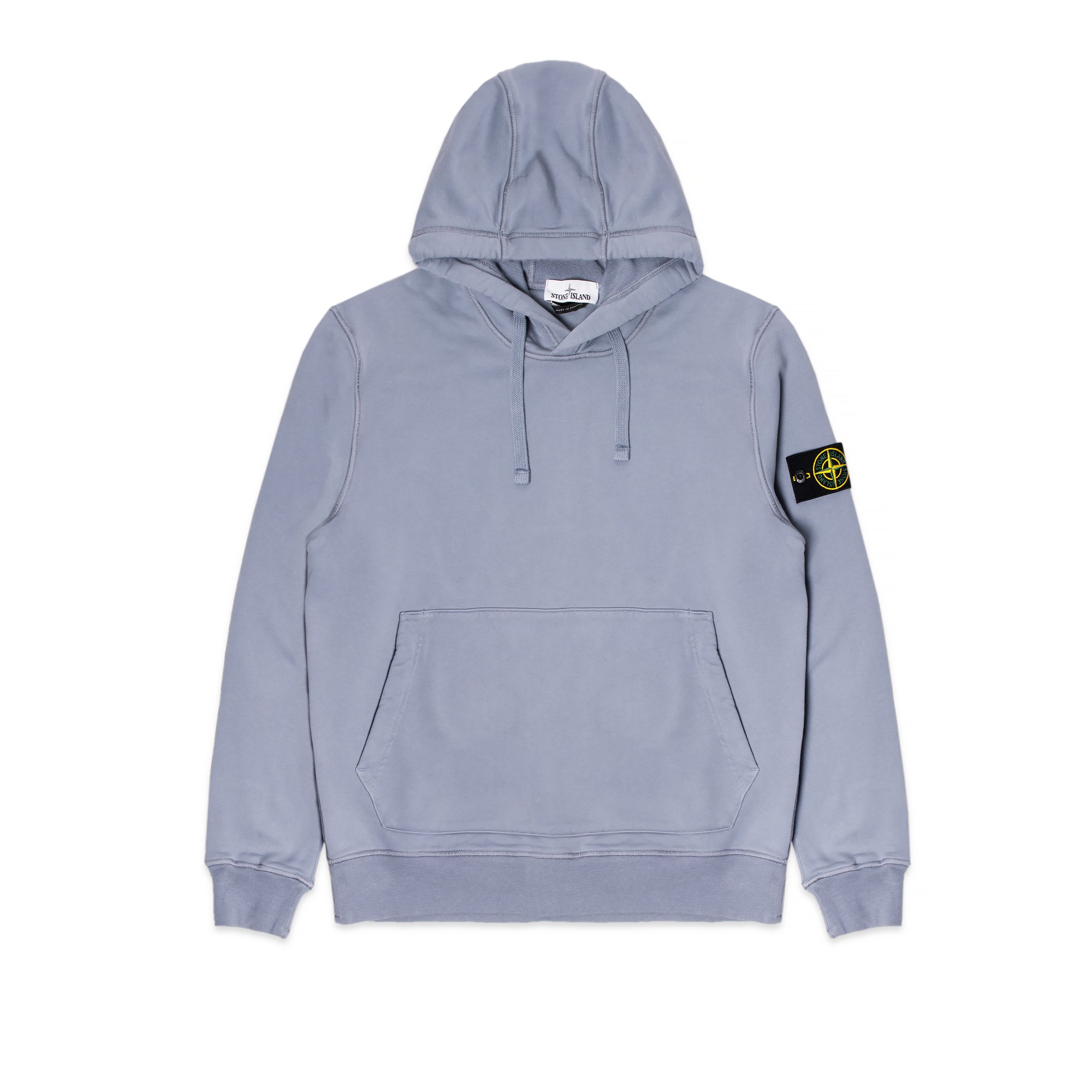 Stone Island Basic Hoodie in Ash Blue