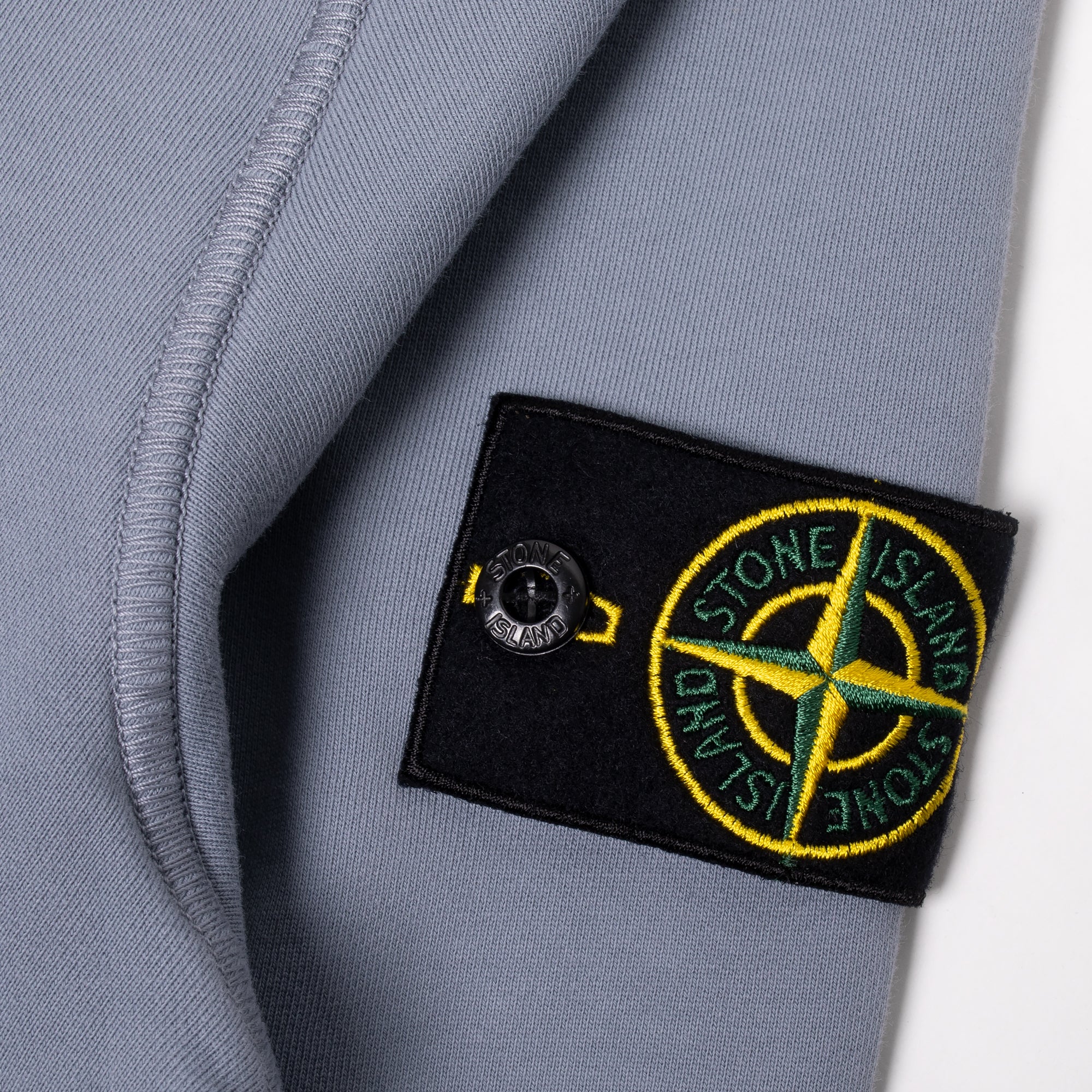 Stone Island Basic Hoodie in Ash Blue