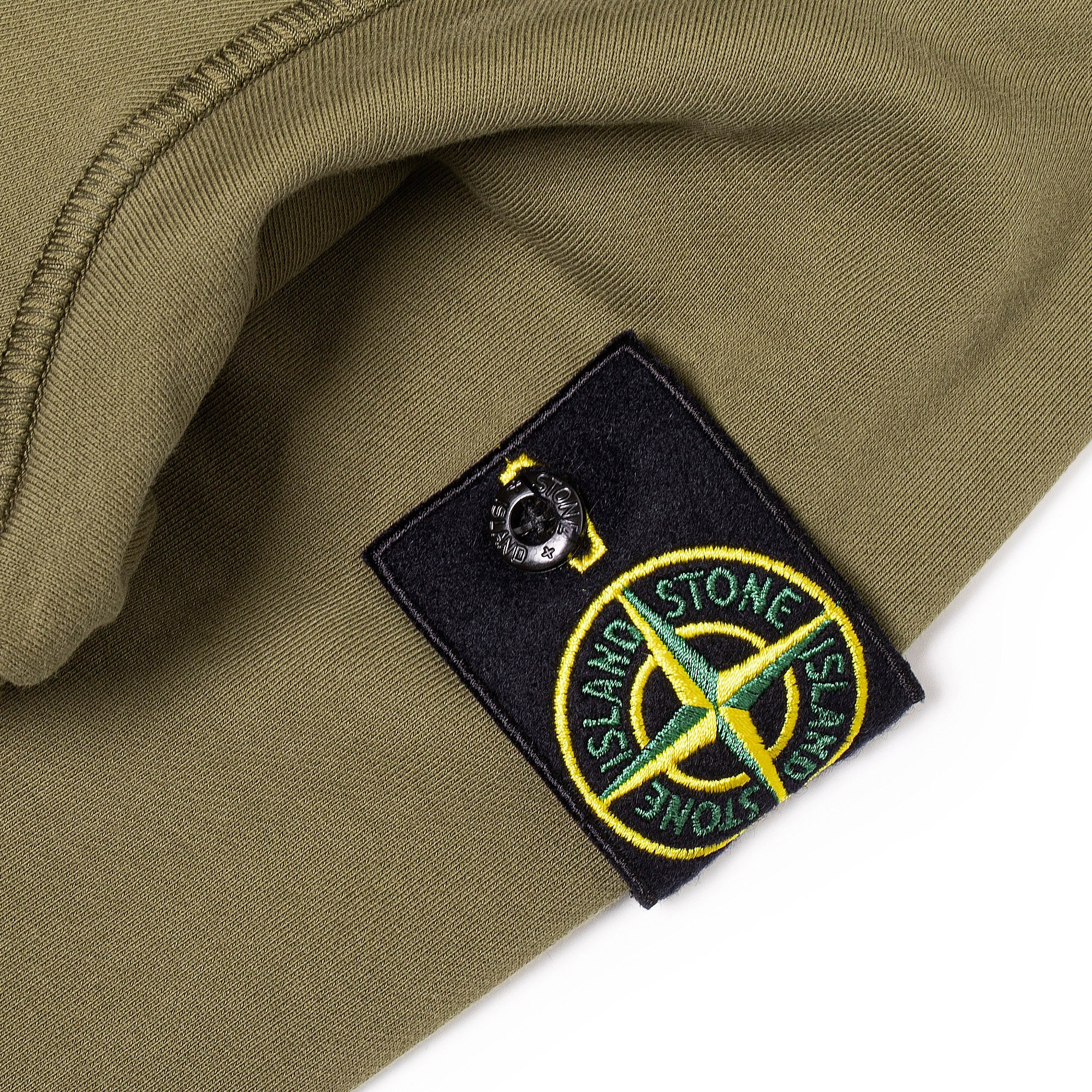 Stone Island Basic Hoodie in Olive