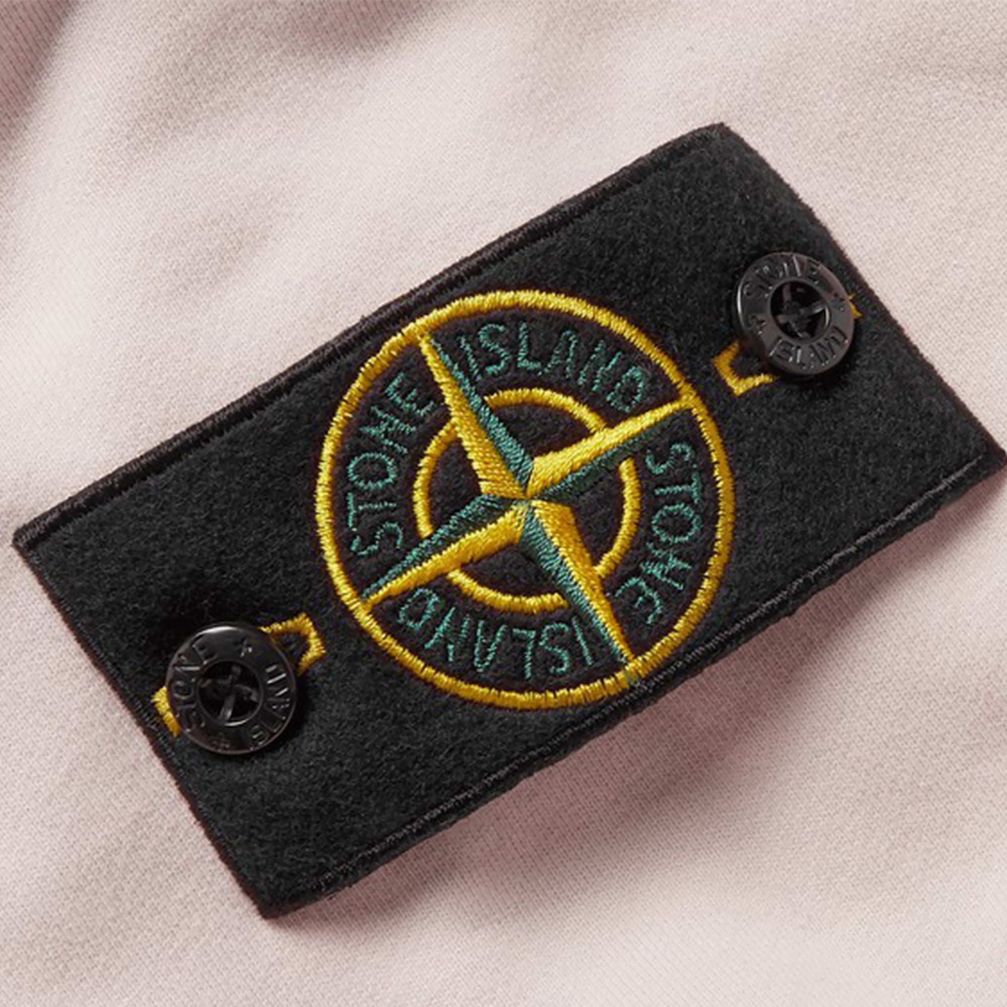 Stone Island Mens Hooded Sweatshirt 'Antique Rose'