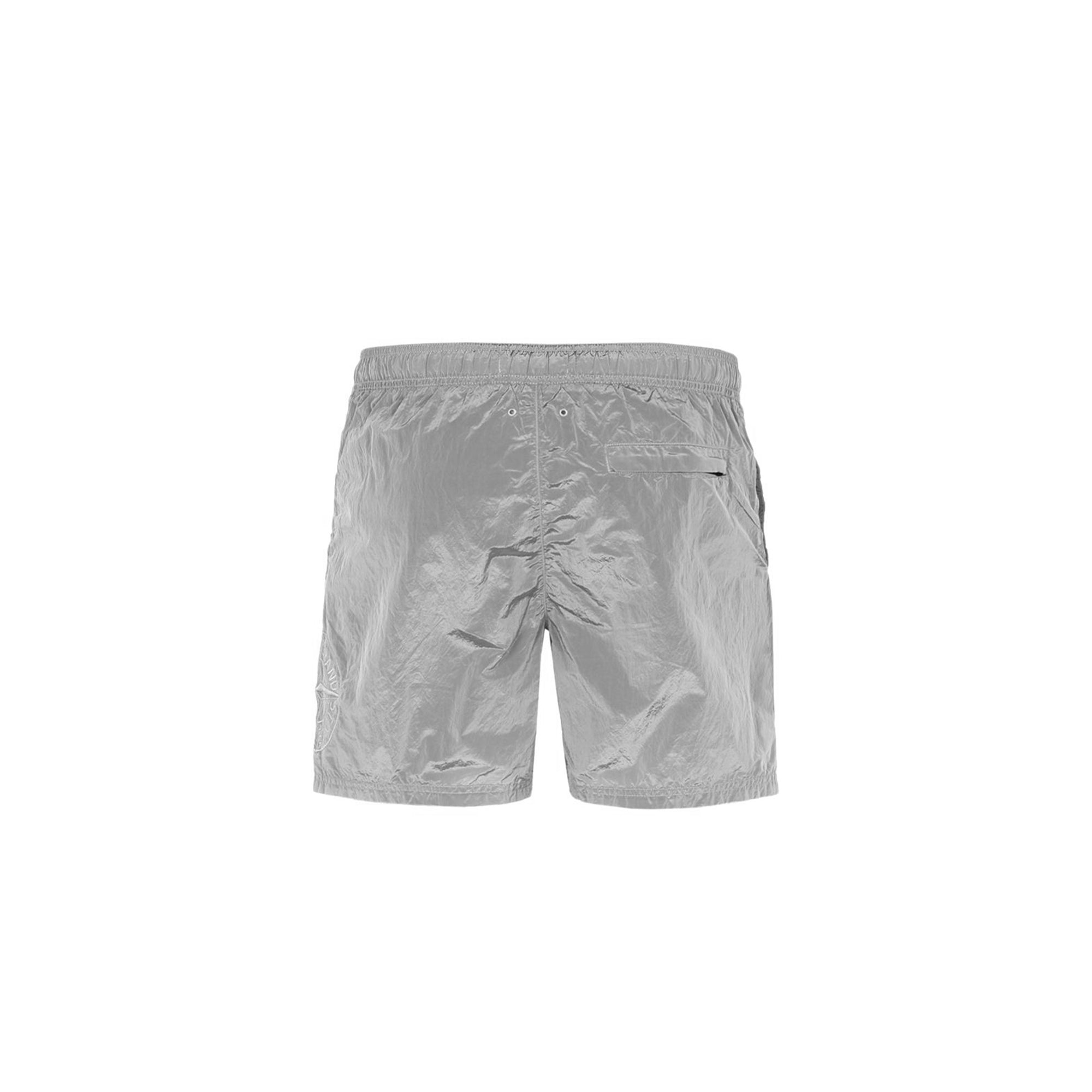 Stone Island Mens Nylon Metal Swim Shorts Grey