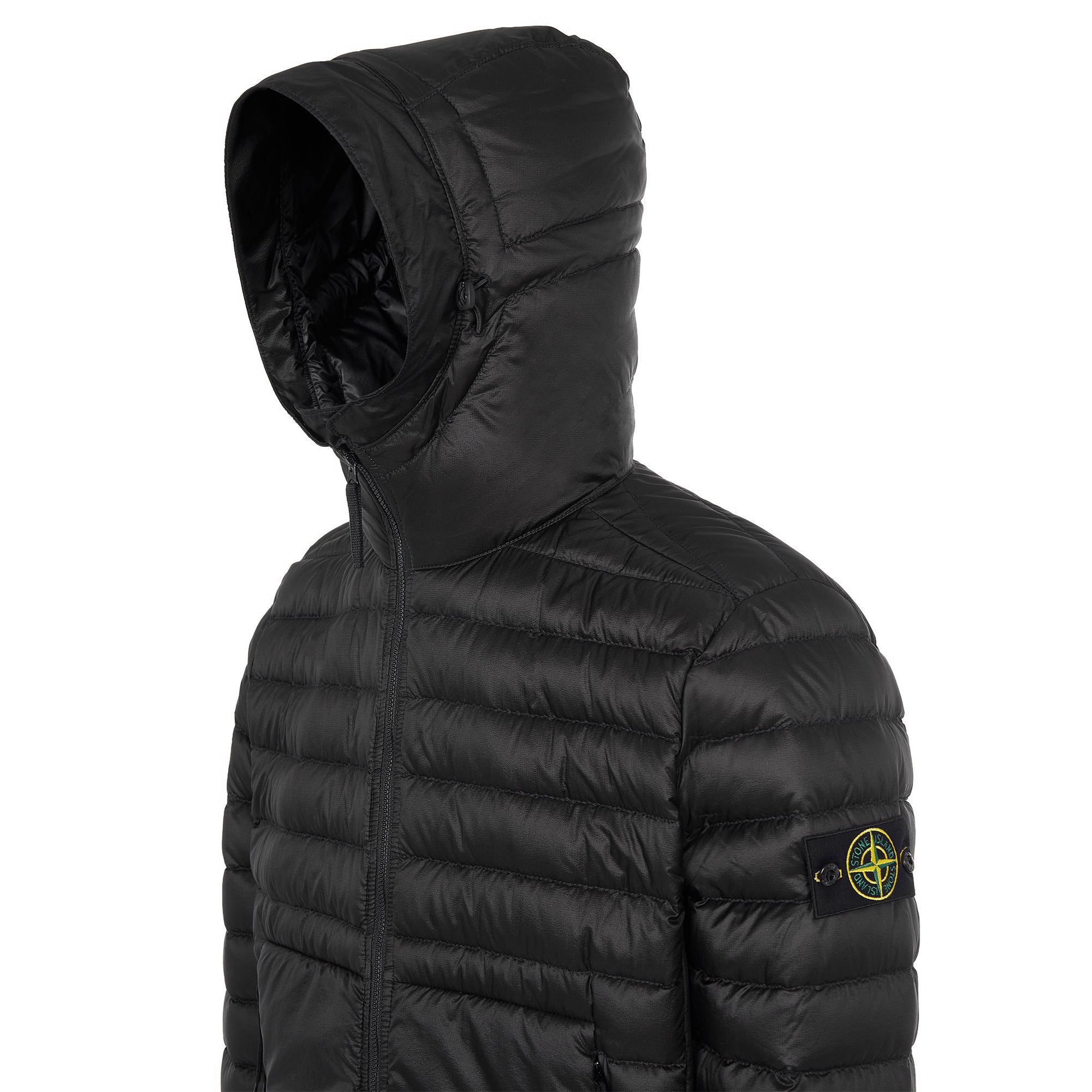 Stone Island Mens Real Down Jacket 'Black'