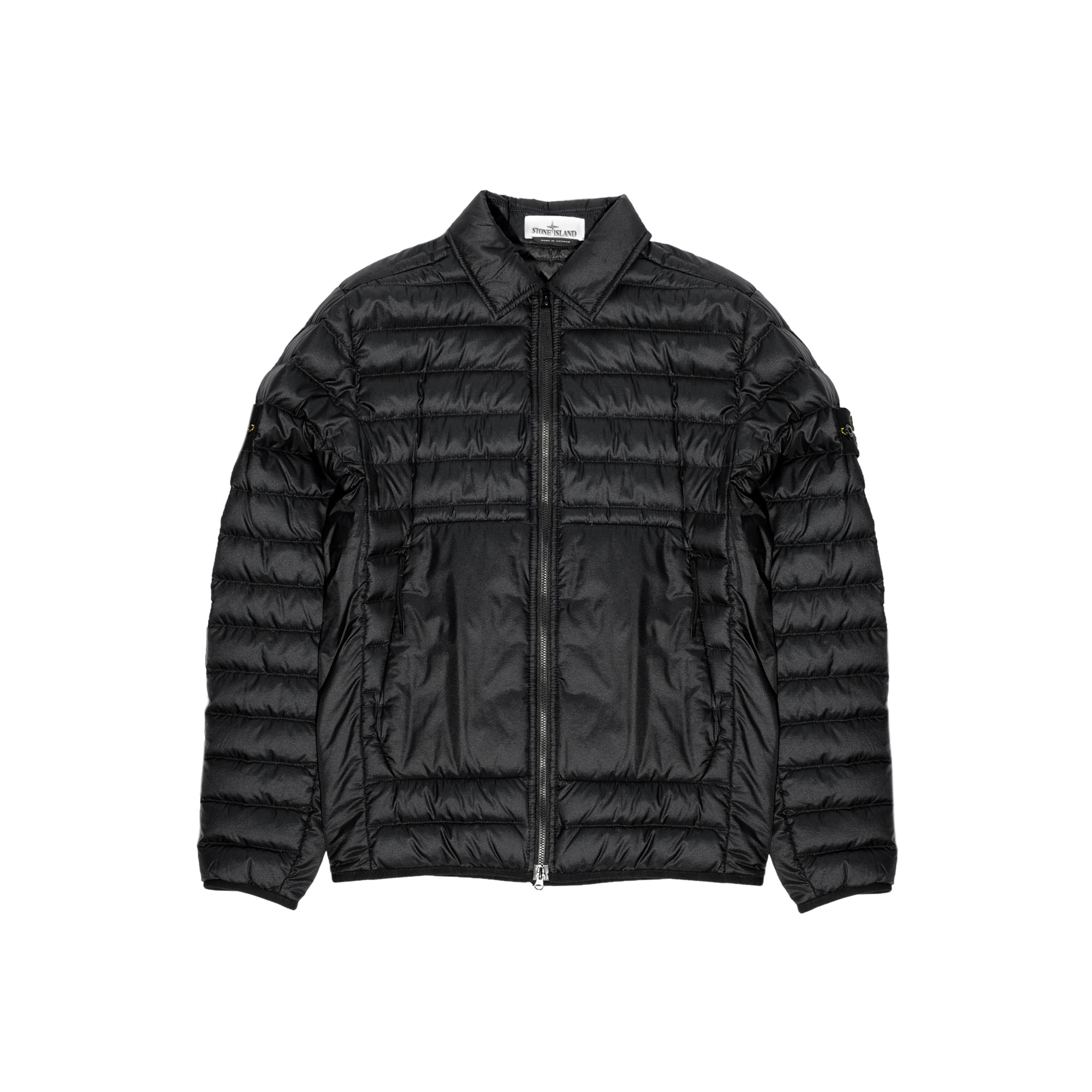 Stone Island Mens Real Down Jacket 'Black'