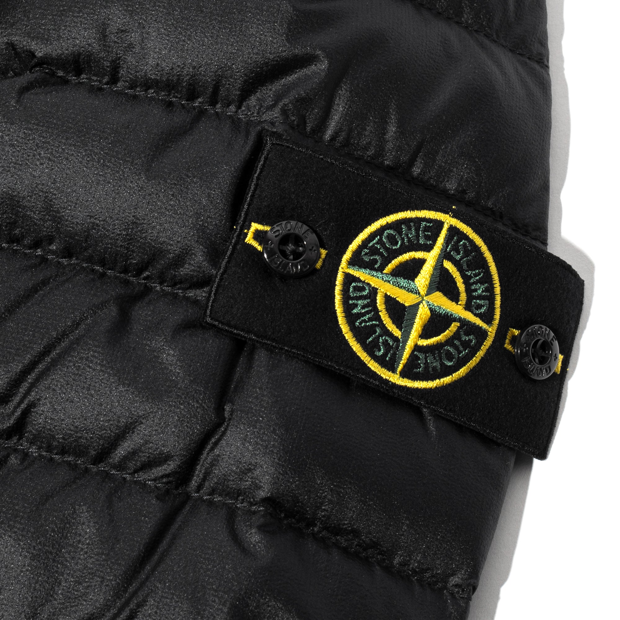 Stone Island Mens Real Down Jacket 'Black'