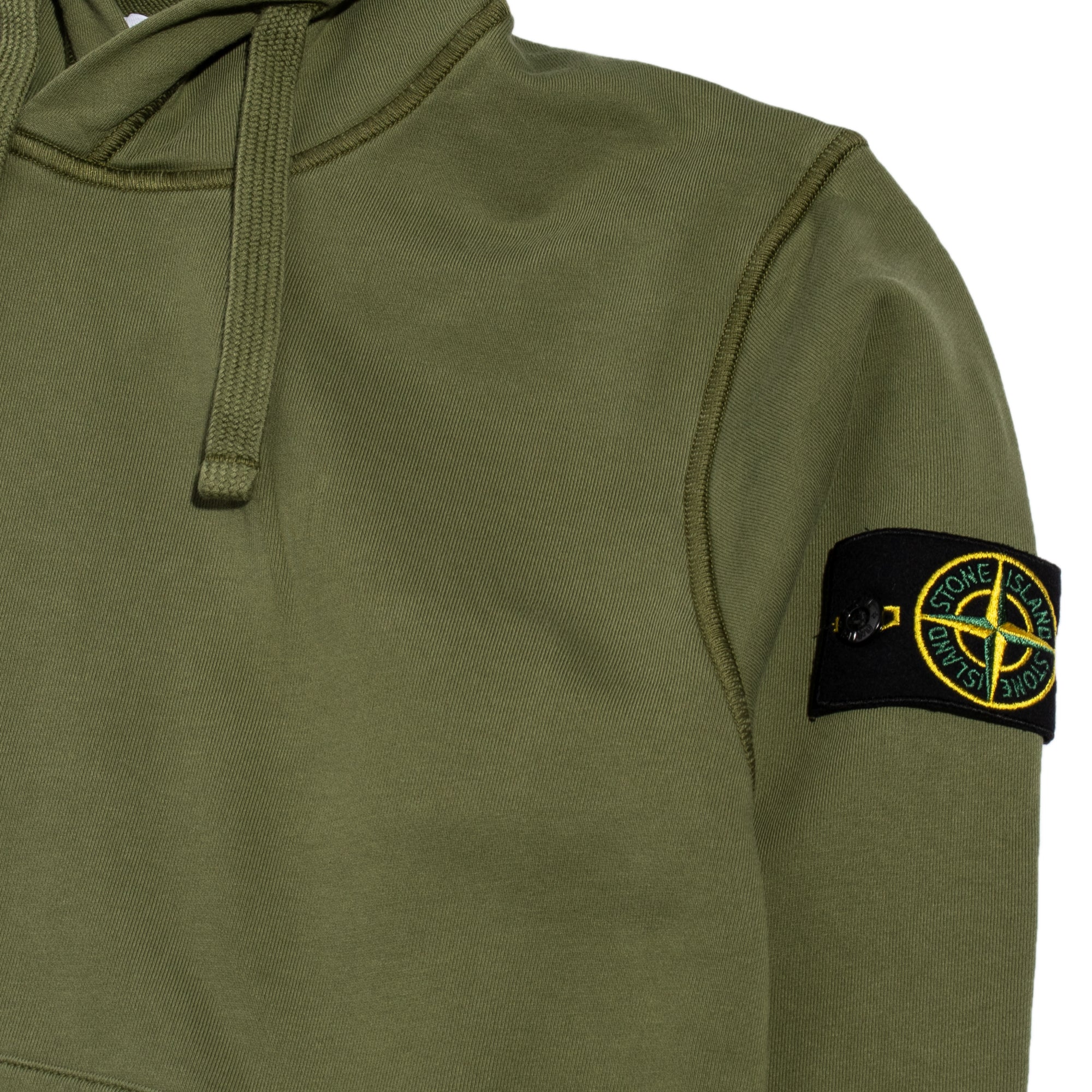 Stone Island Mens Hooded Sweatshirt 'Olive'