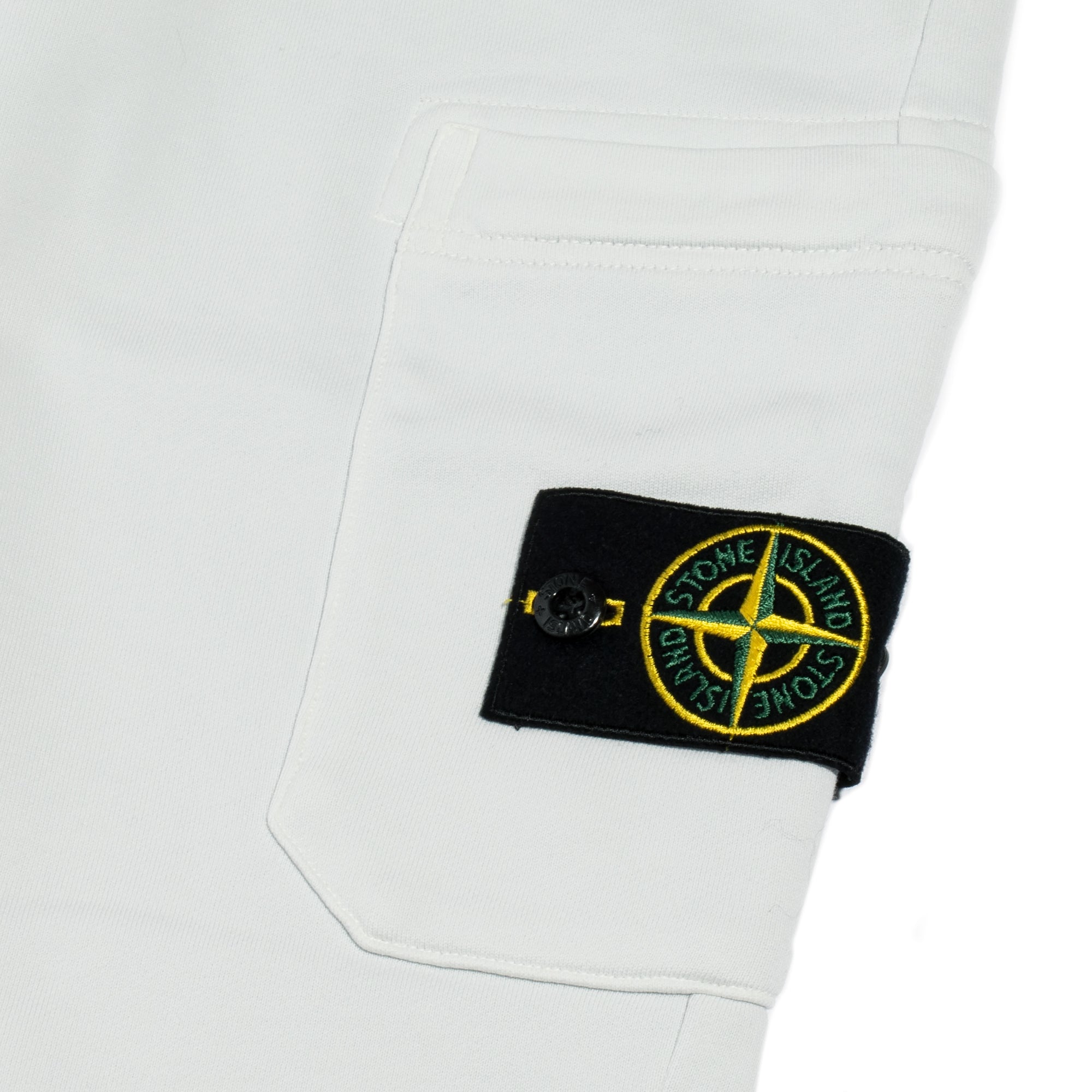 Stone Island Mens Fleece Pants 'White'