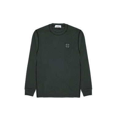 Stone Island Mens Patch Logo Fissato LS Tee