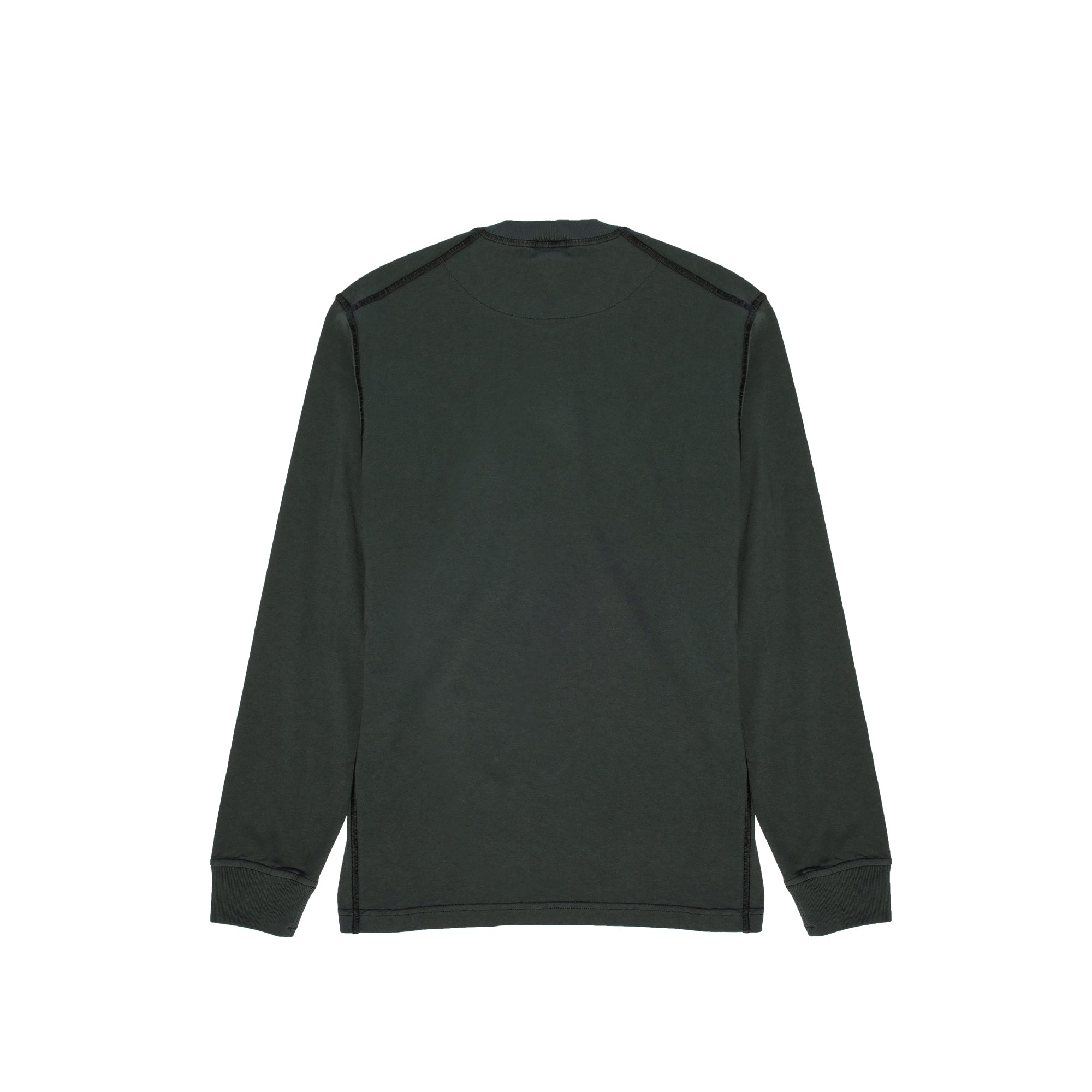 Stone Island Mens Patch Logo Fissato LS Tee