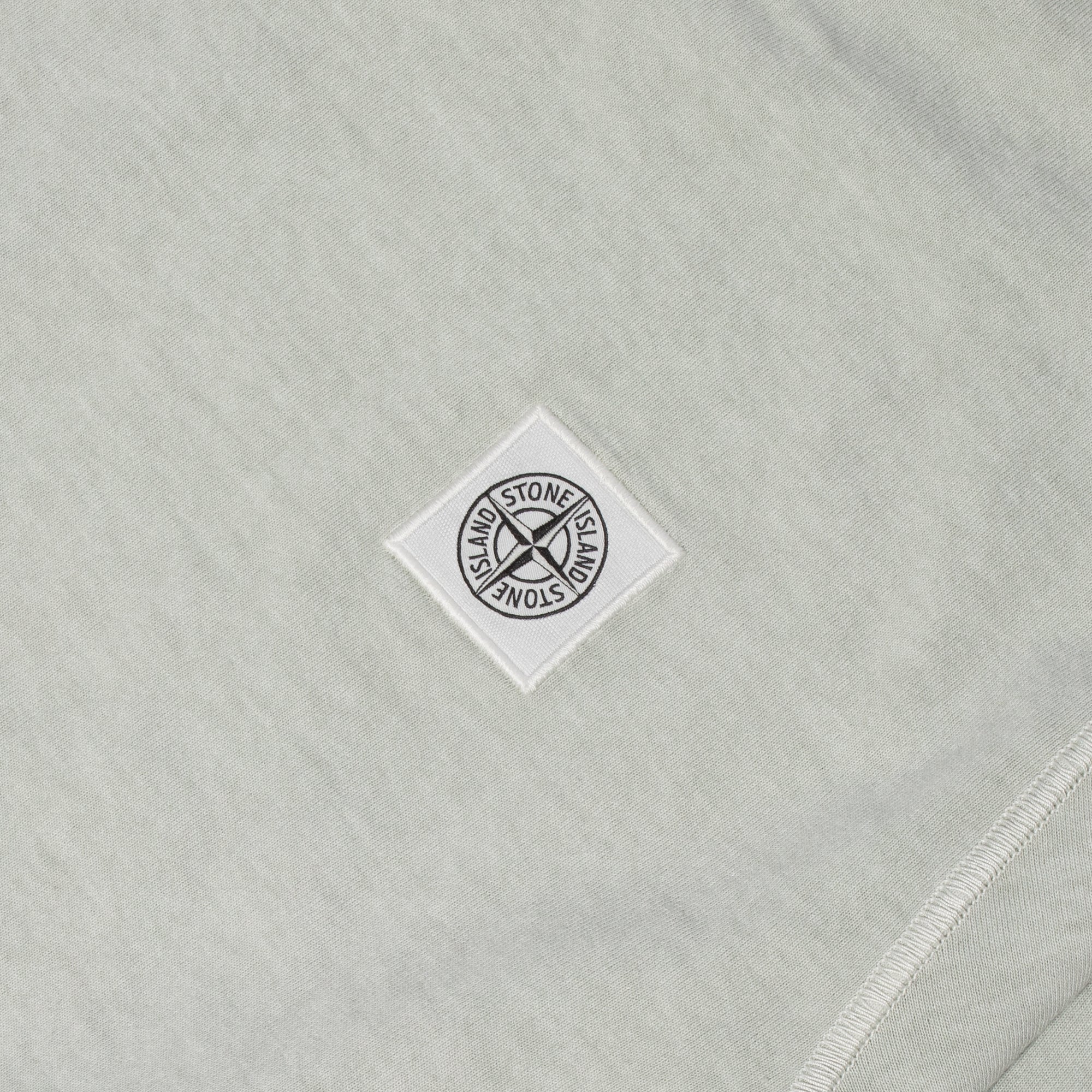 Stone Island Mens Patch Logo Fissato LS Tee