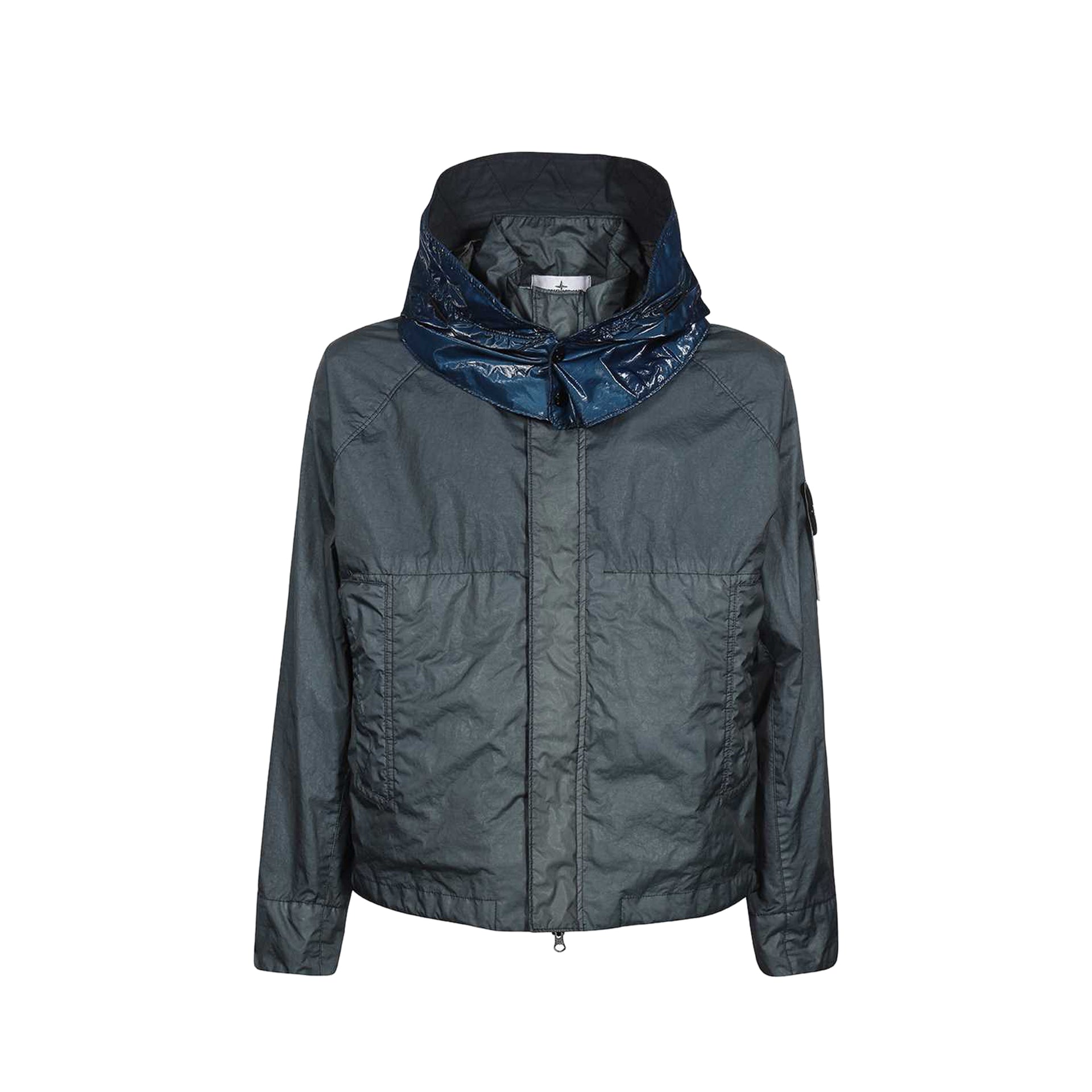 Stone island hooded jacket hot sale sale