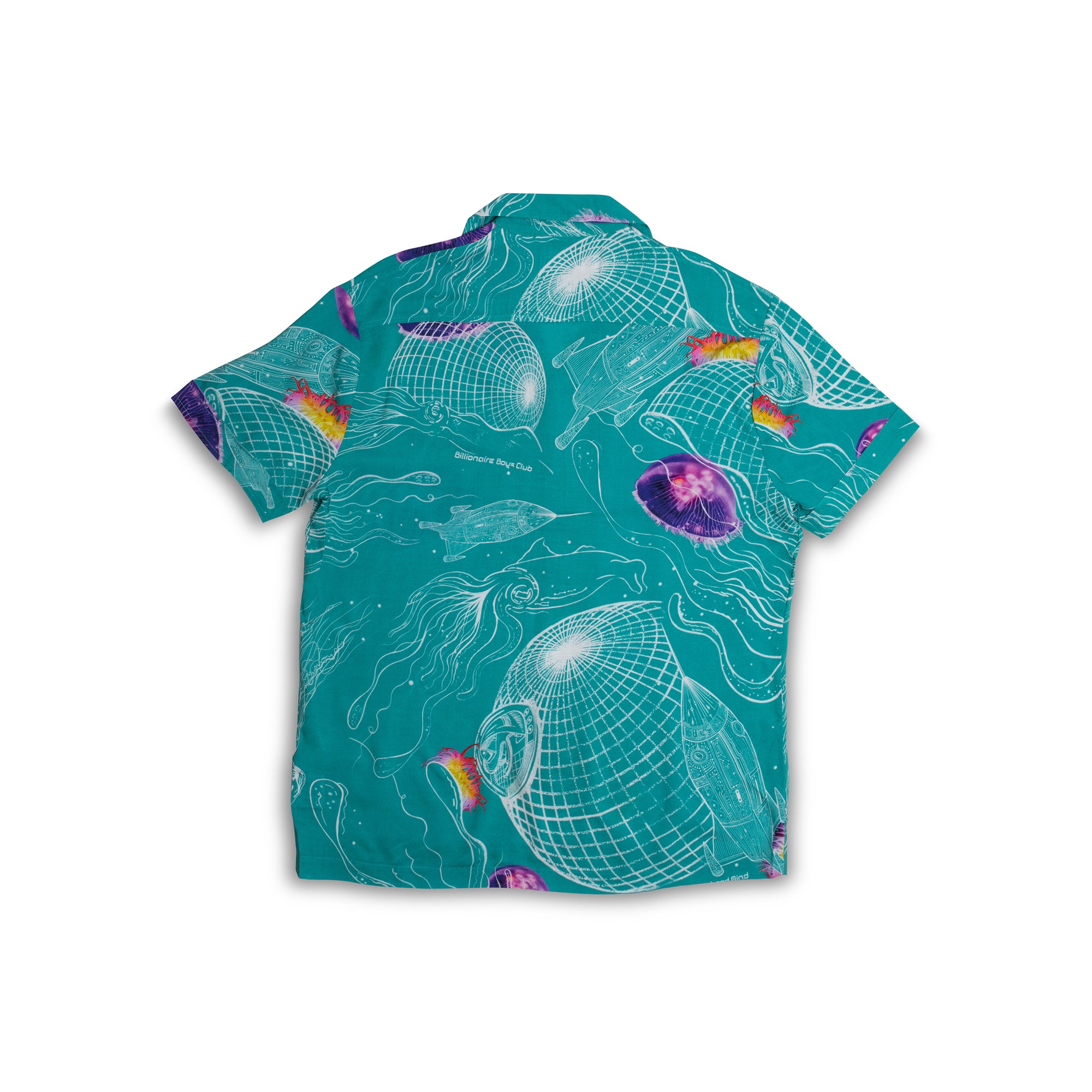 Billionaire Boys Club Mens Deep Space SS Woven Shirt 'Baltic'