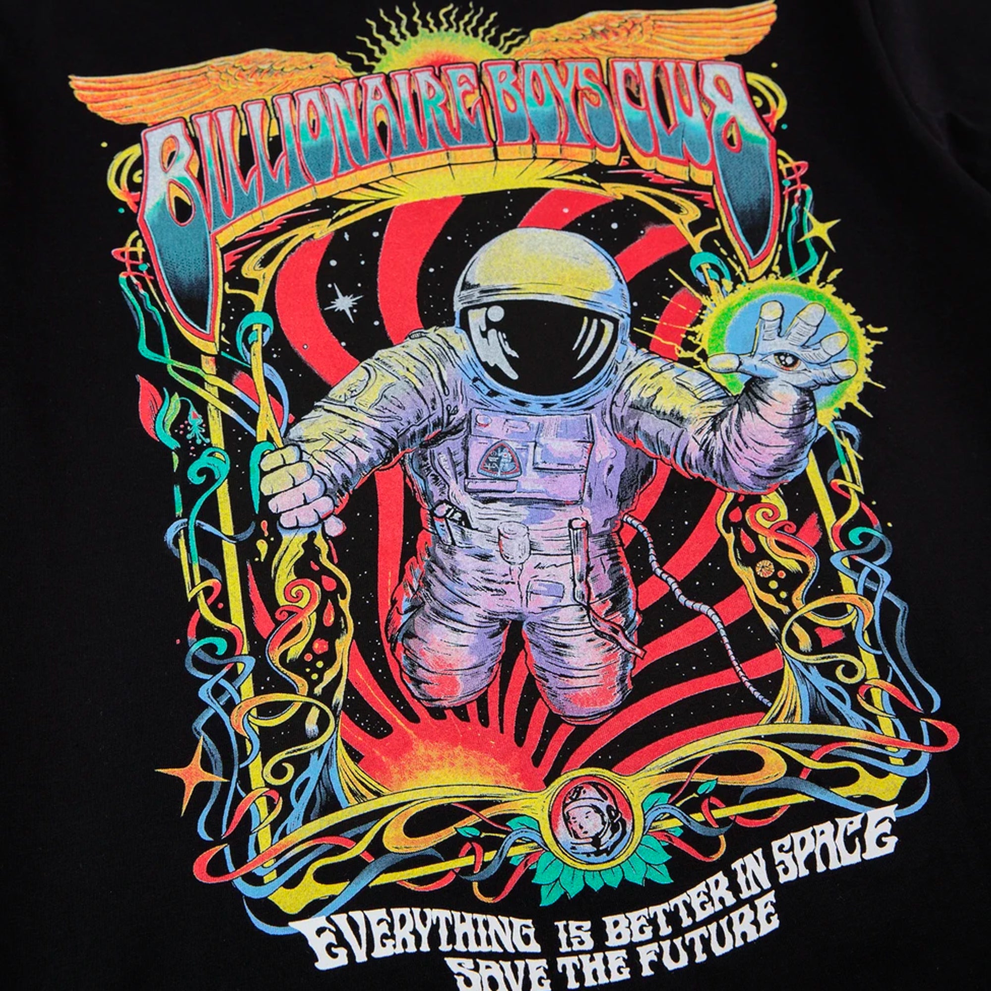 Billionaire Boys Club Mens Astro Trip SS Tee 'Black'