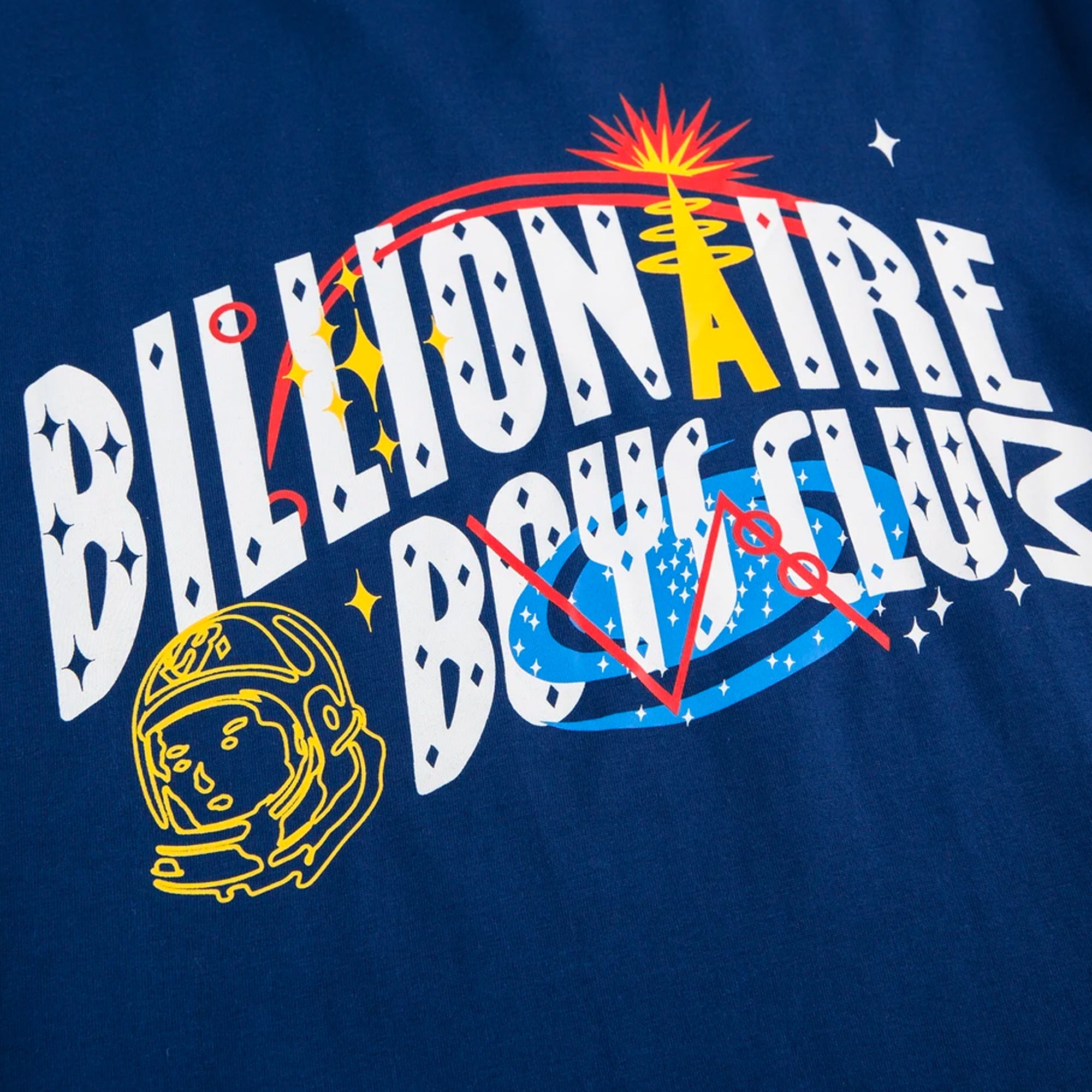 Billionaire Boys Club Mens Future Arch SS Tee 'Blue Depths'