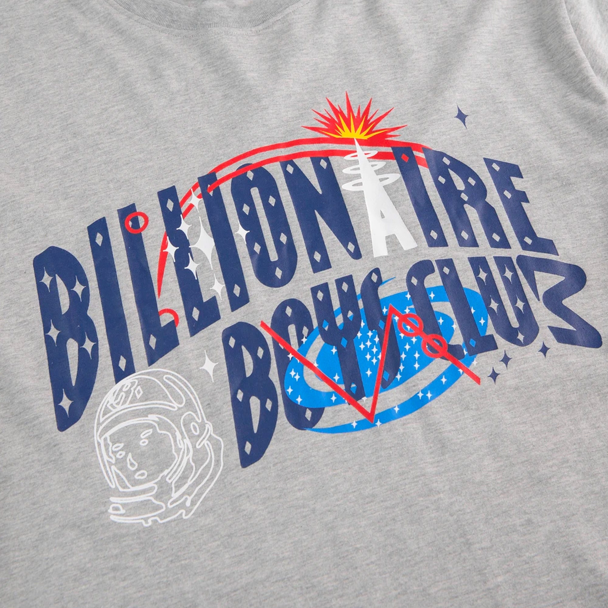 Billionaire Boys Club Mens Future Arch SS Tee 'Heather Grey'