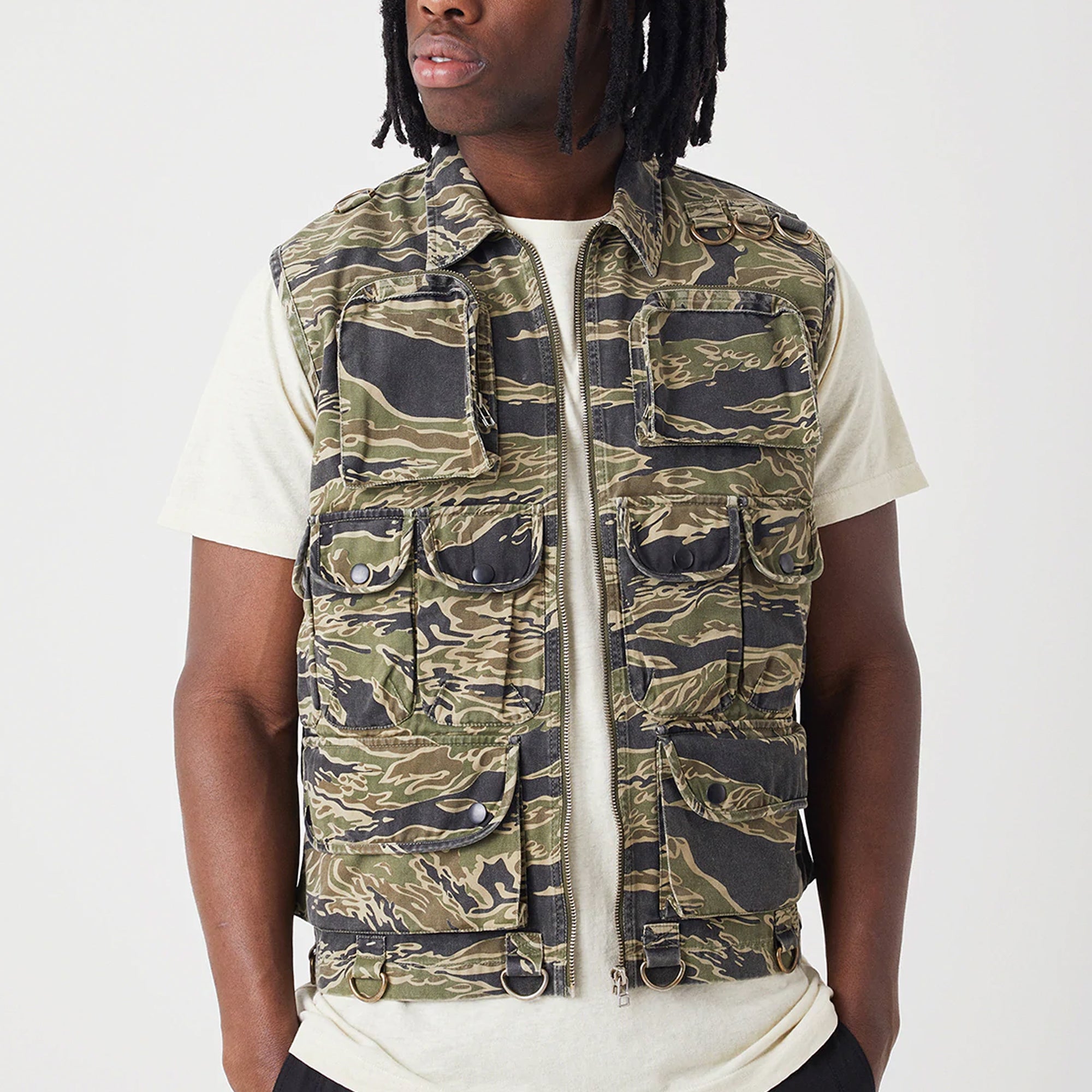 Maharishi Mens Camo Ciso Combat Vest