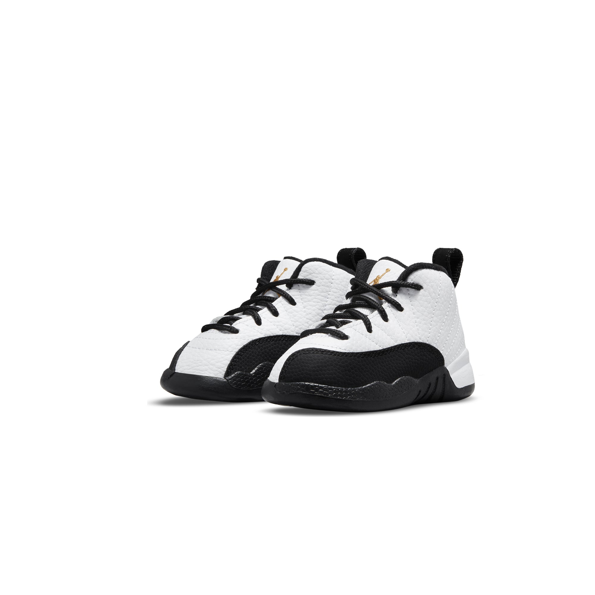 Air Jordan Infants 12 Retro TD Shoes 'White/Metallic Gold'