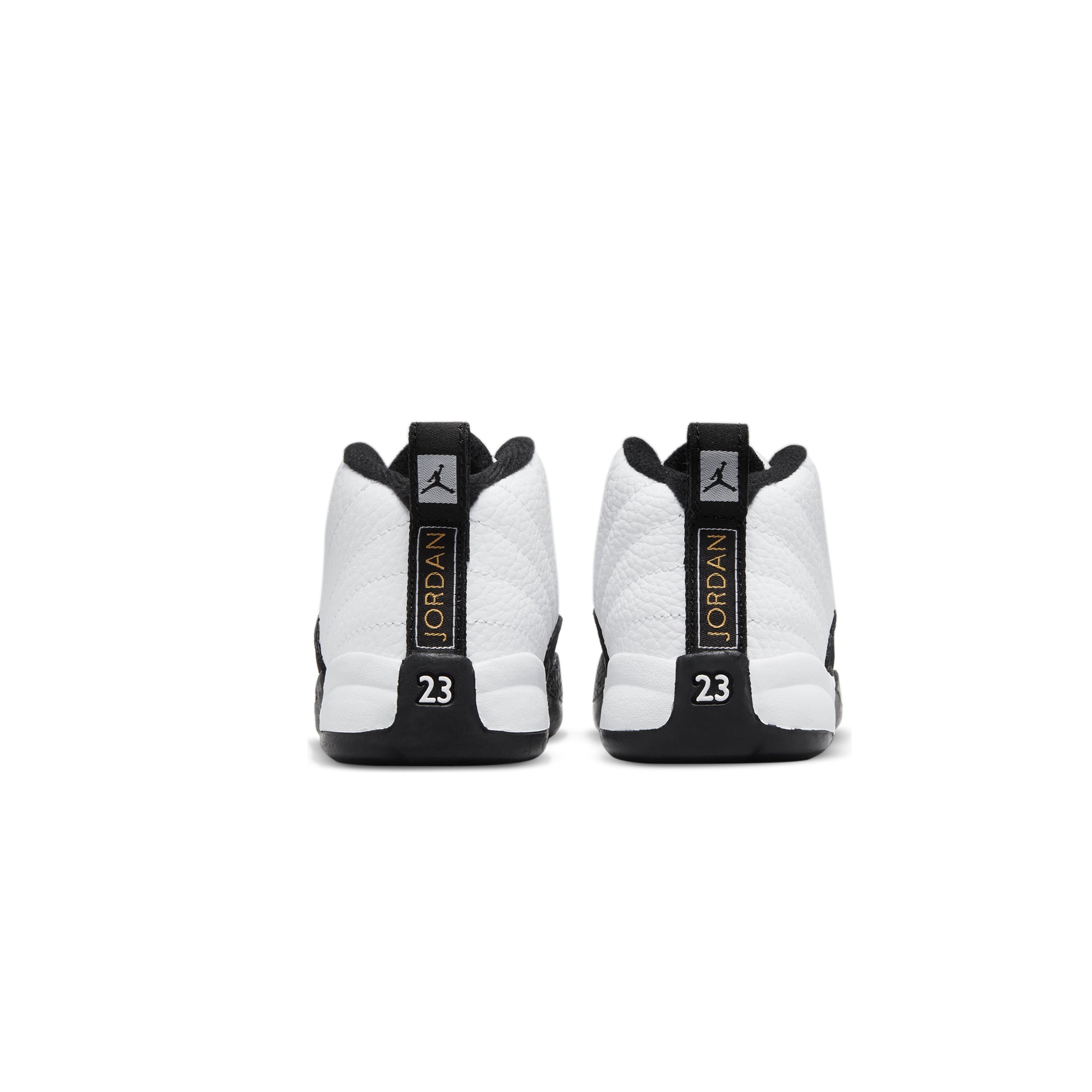 Air Jordan Infants 12 Retro TD Shoes 'White/Metallic Gold'