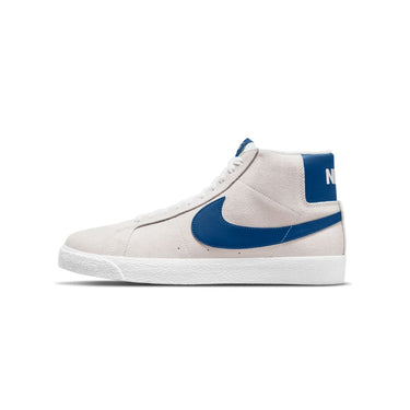 Nike SB Mens Zoom Blazer Mid Shoes 'White/Court Blue'