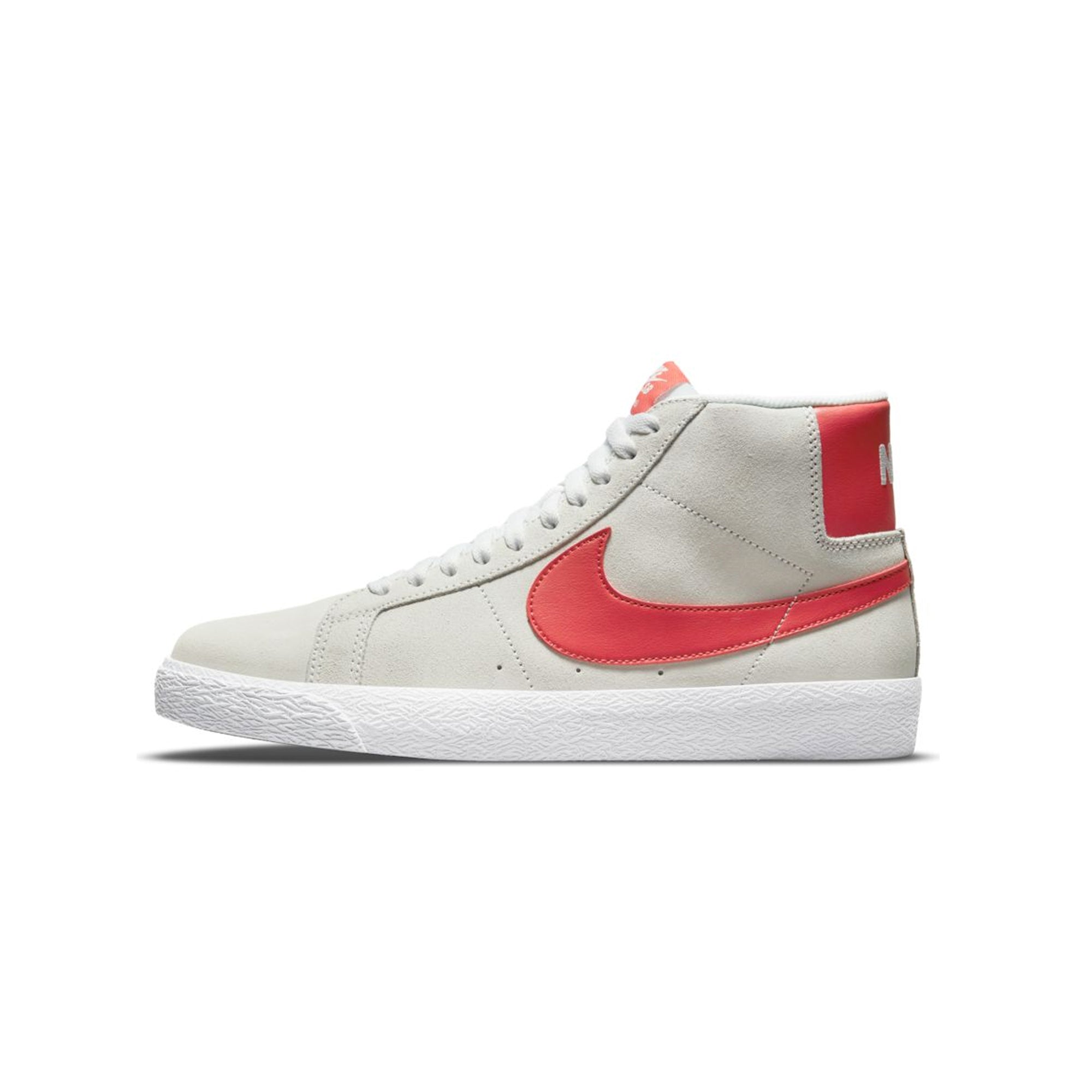 Nike SB Mens Zoom Blazer Mid Shoes 'Summit White/Lobster'