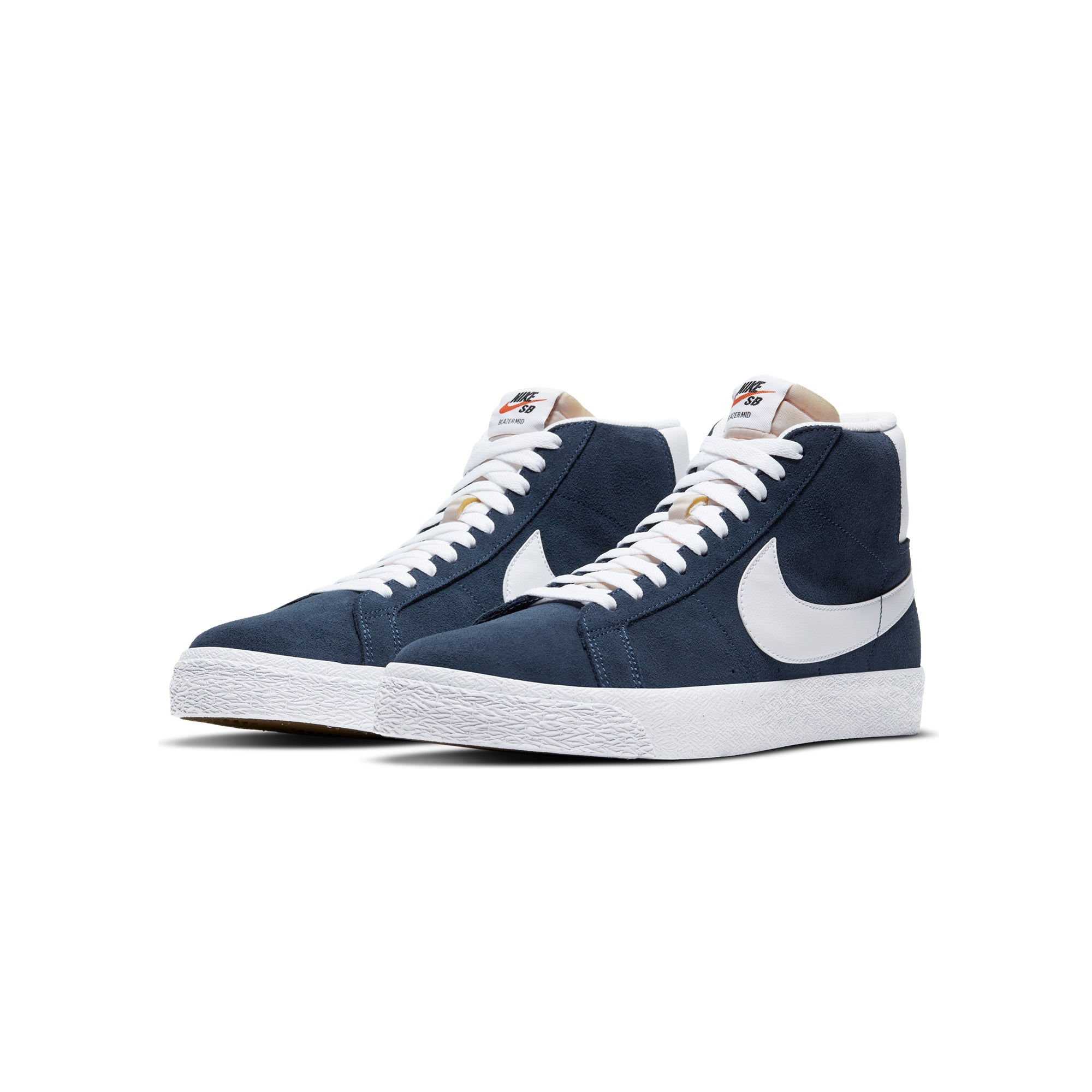 Nike Mens SB Zoom Blazer Mid Shoes 'Navy'