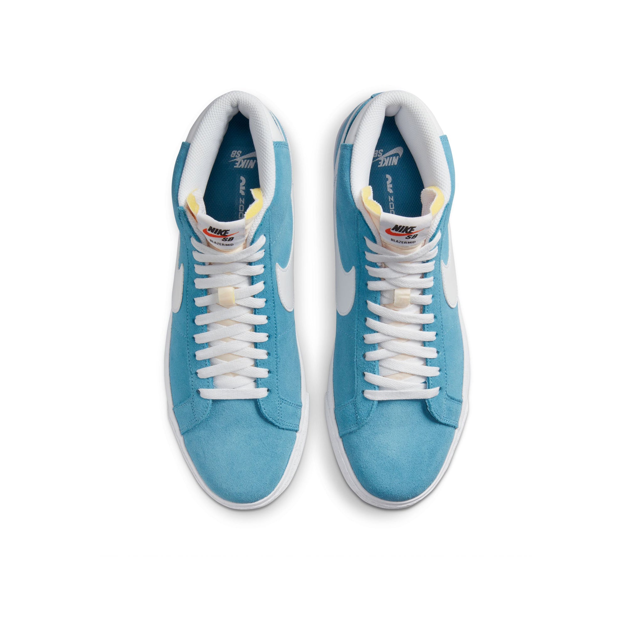 Nike SB Mens Zoom Blazer Mid Shoes Cerulean