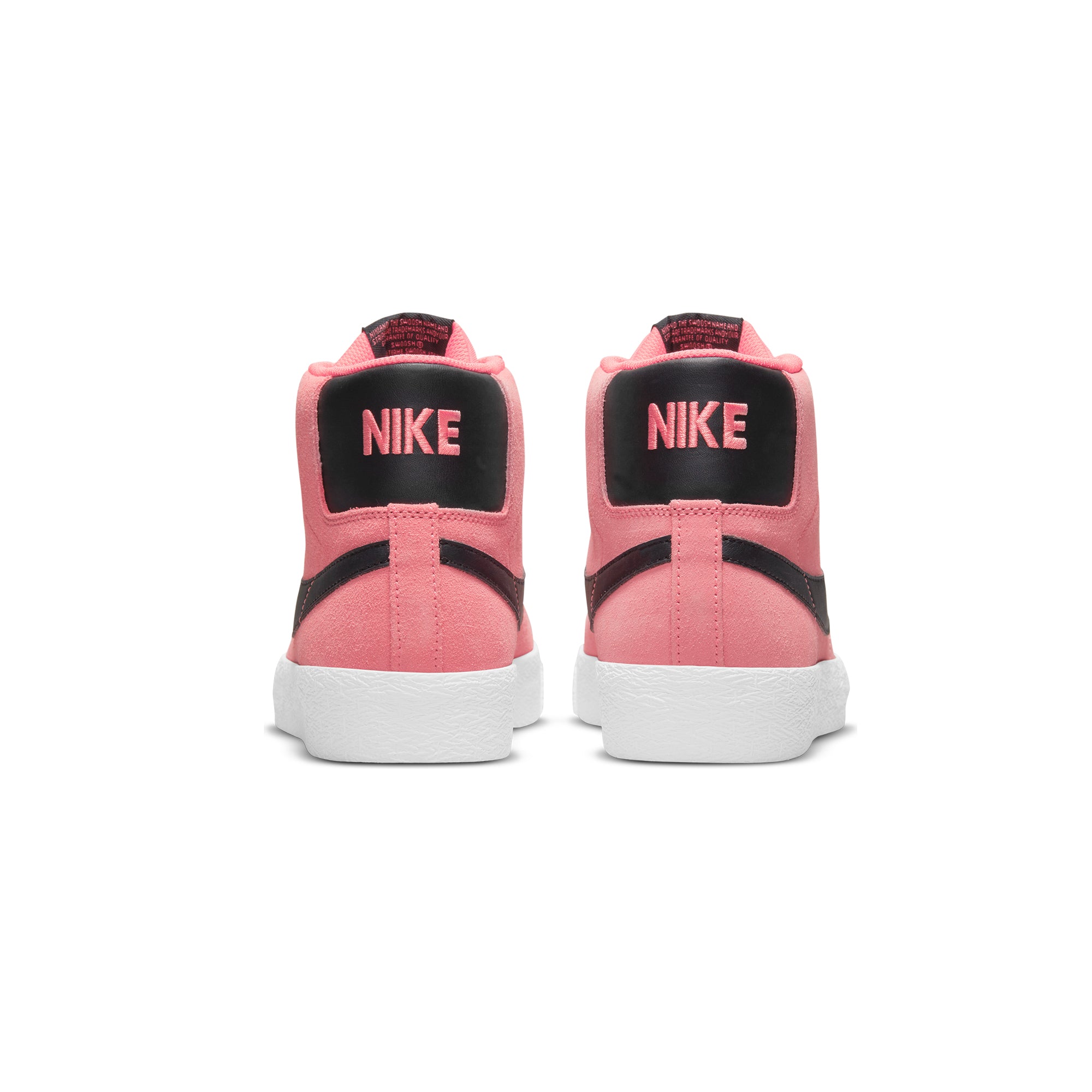 Nike SB Mens Zoom Blazer Mid Shoes Pink Salt/Black