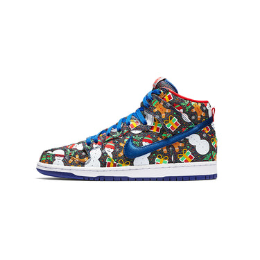 Nike SB x Cncpts Dunk High "Ugly Christmas" [881758-446]