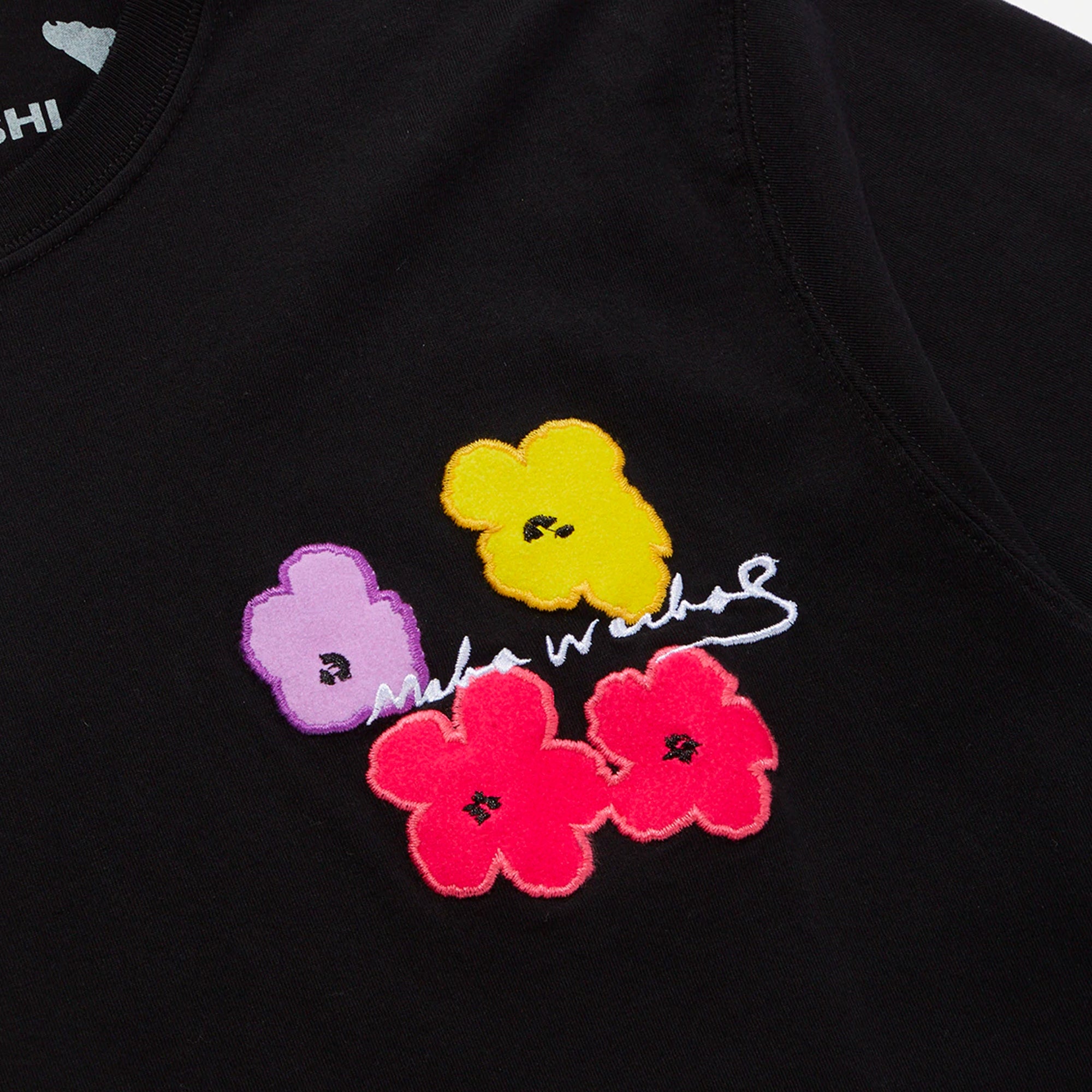 Maharishi Mens Warhol Flowers Tee Black