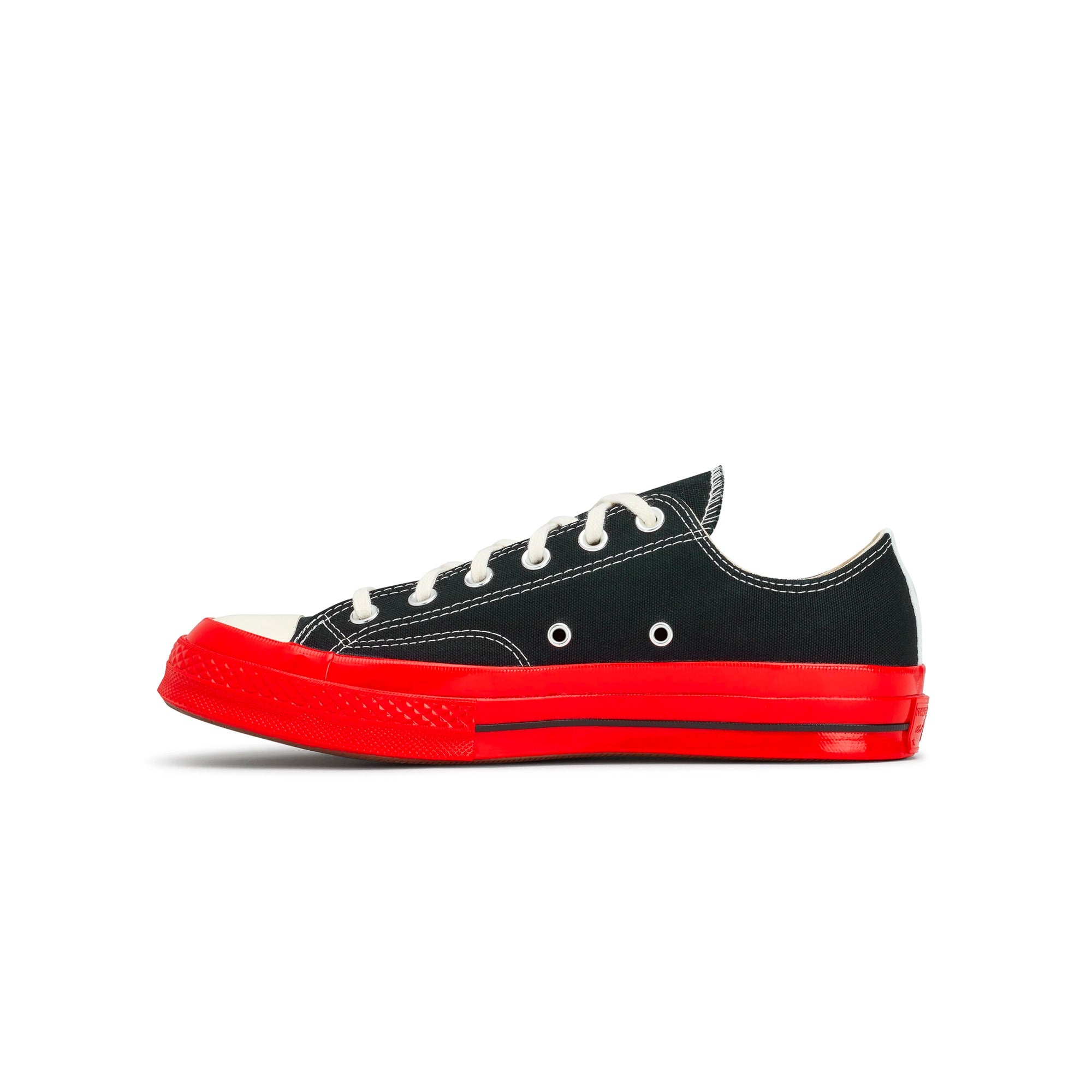 Comme des Garcons PLAY x Converse Chuck 70 Low Shoes Black/Red