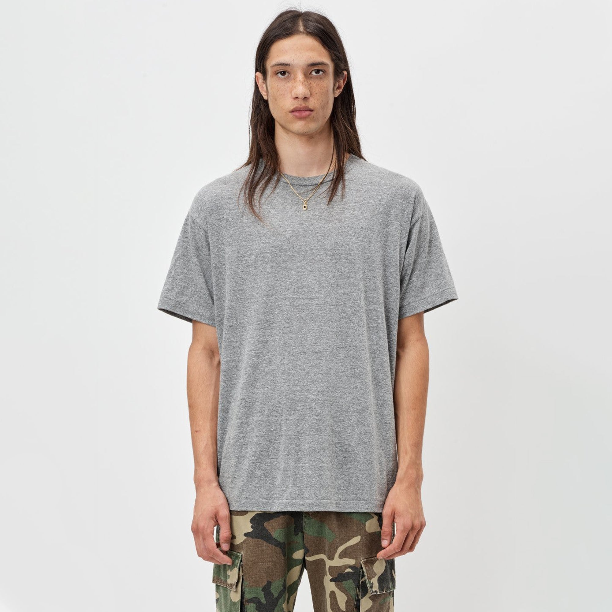 John Elliott Mens University Tee In Grey