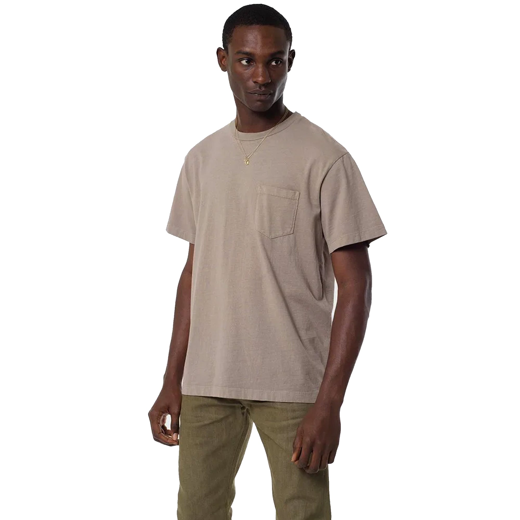 John Elliot Mens Lucky Pocket Tee 'Dust'