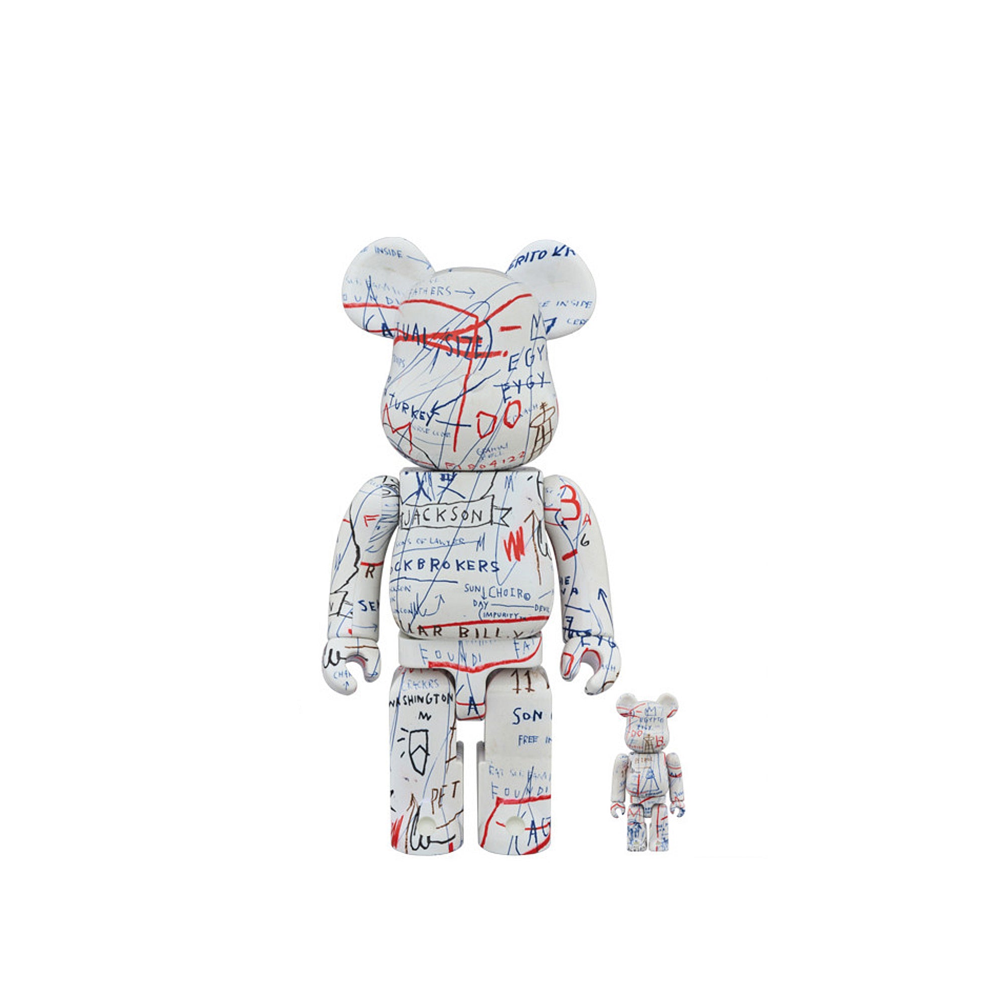 Medicom x Basquiat Be@rbrick 100% 400%