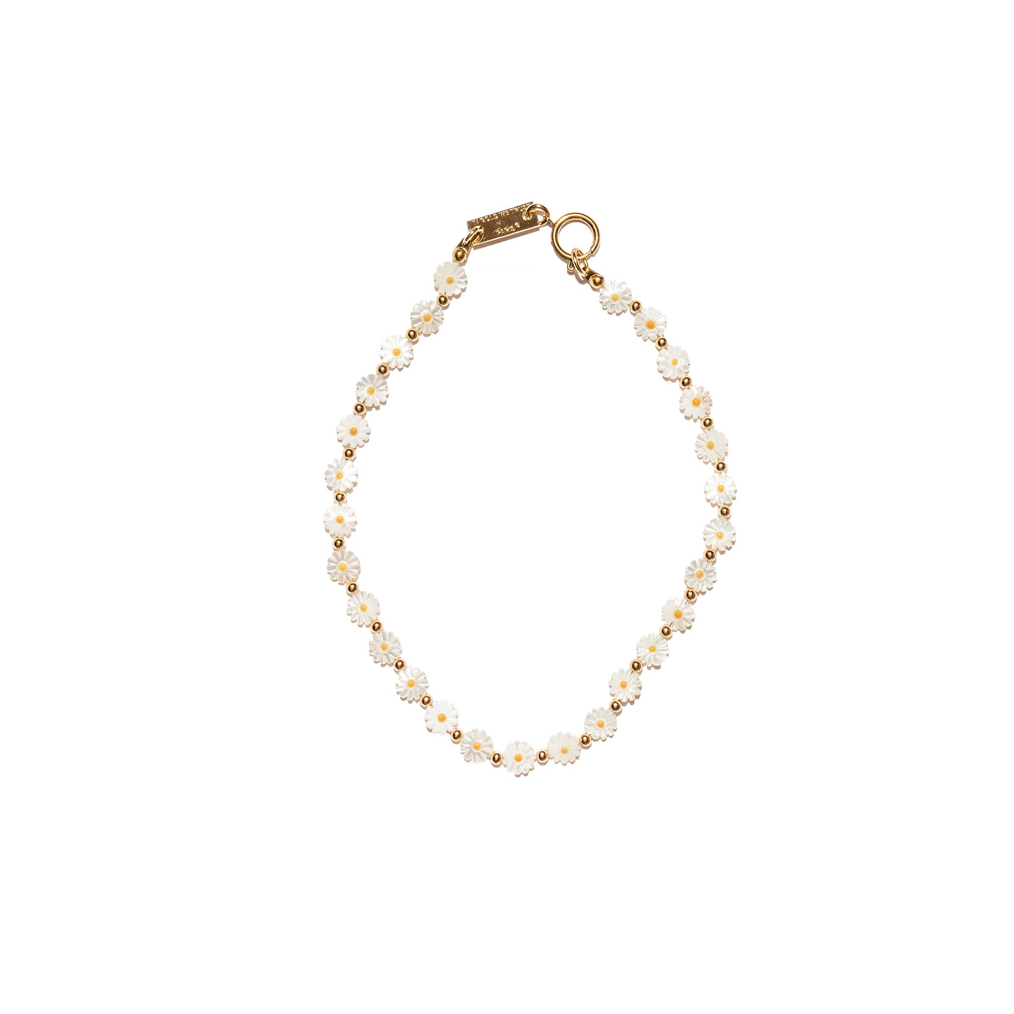 In Gold We Trust Paris Flower Necklace (Gold)