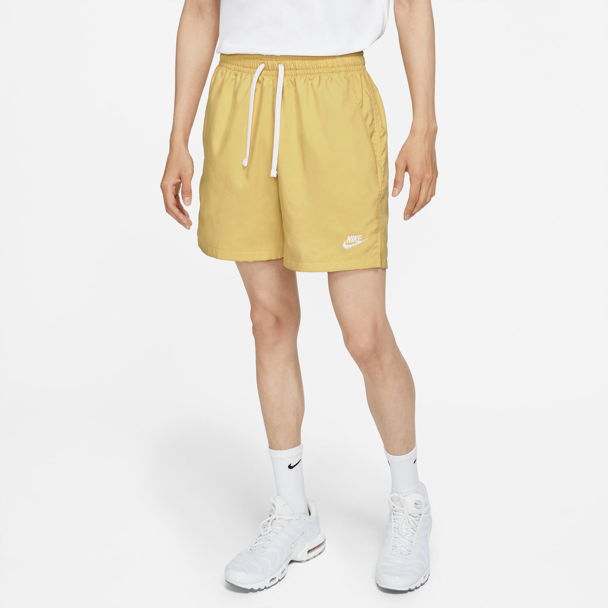 Nike Mens Sportswear Woven Shorts Saturn Gold