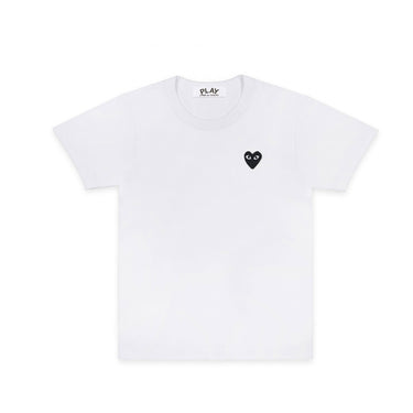 Commes des Garcon Play Mens Black Heart SS Tee